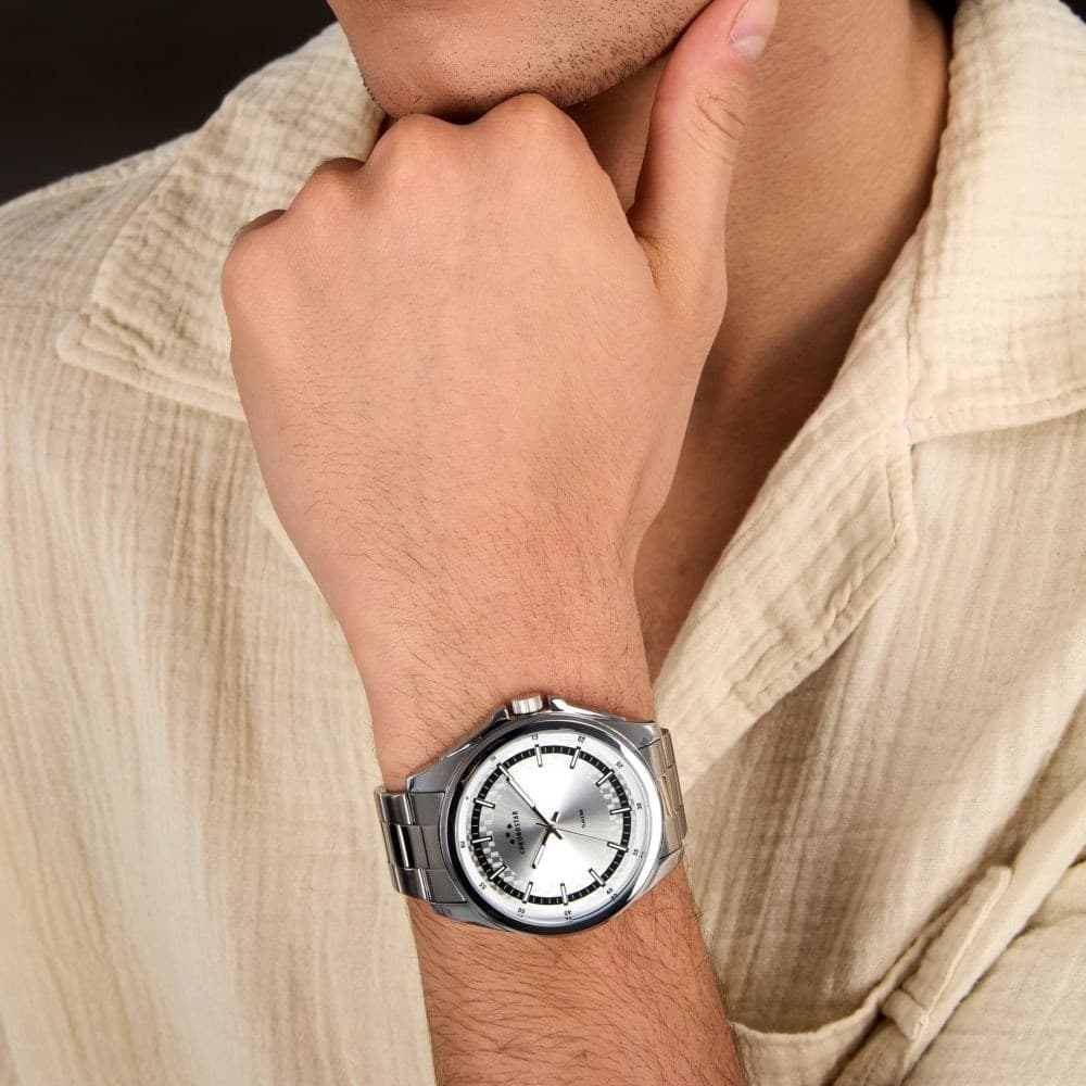 Chronostar Saturn – Orologio Uomo Silver con Quadrante Chiaro (R3753327001) - 6