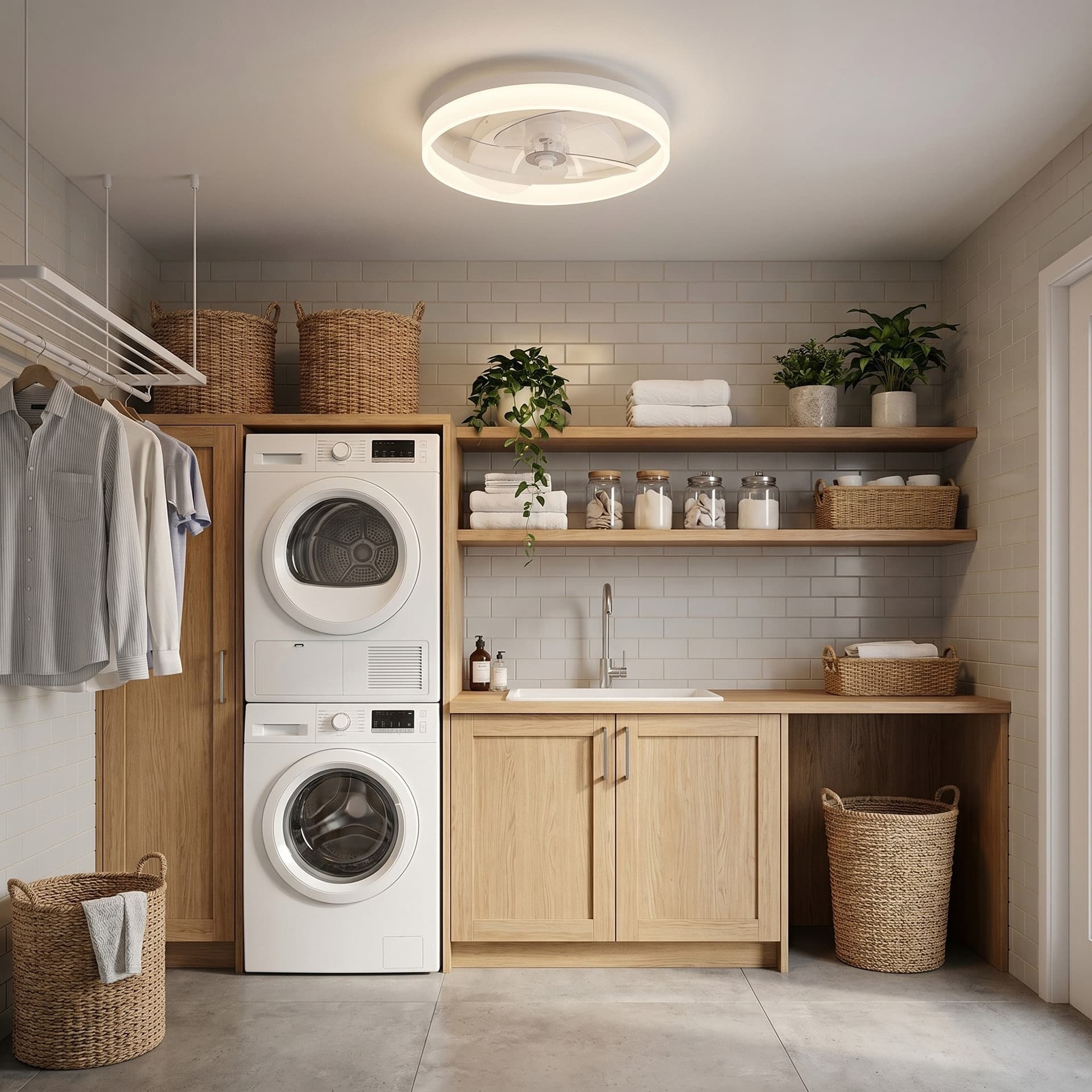 Plafoniera Moderna LED 30W con Ventilatore - 2
