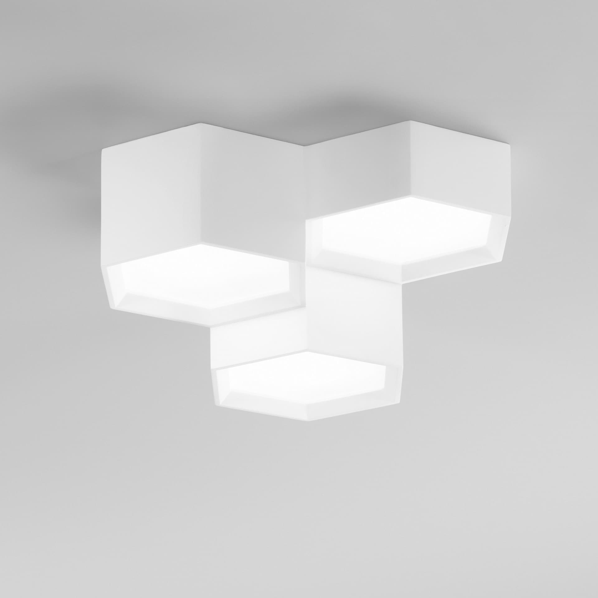 Plafoniera LED Bianca dal design moderno e funzionale per interni 36W - 5