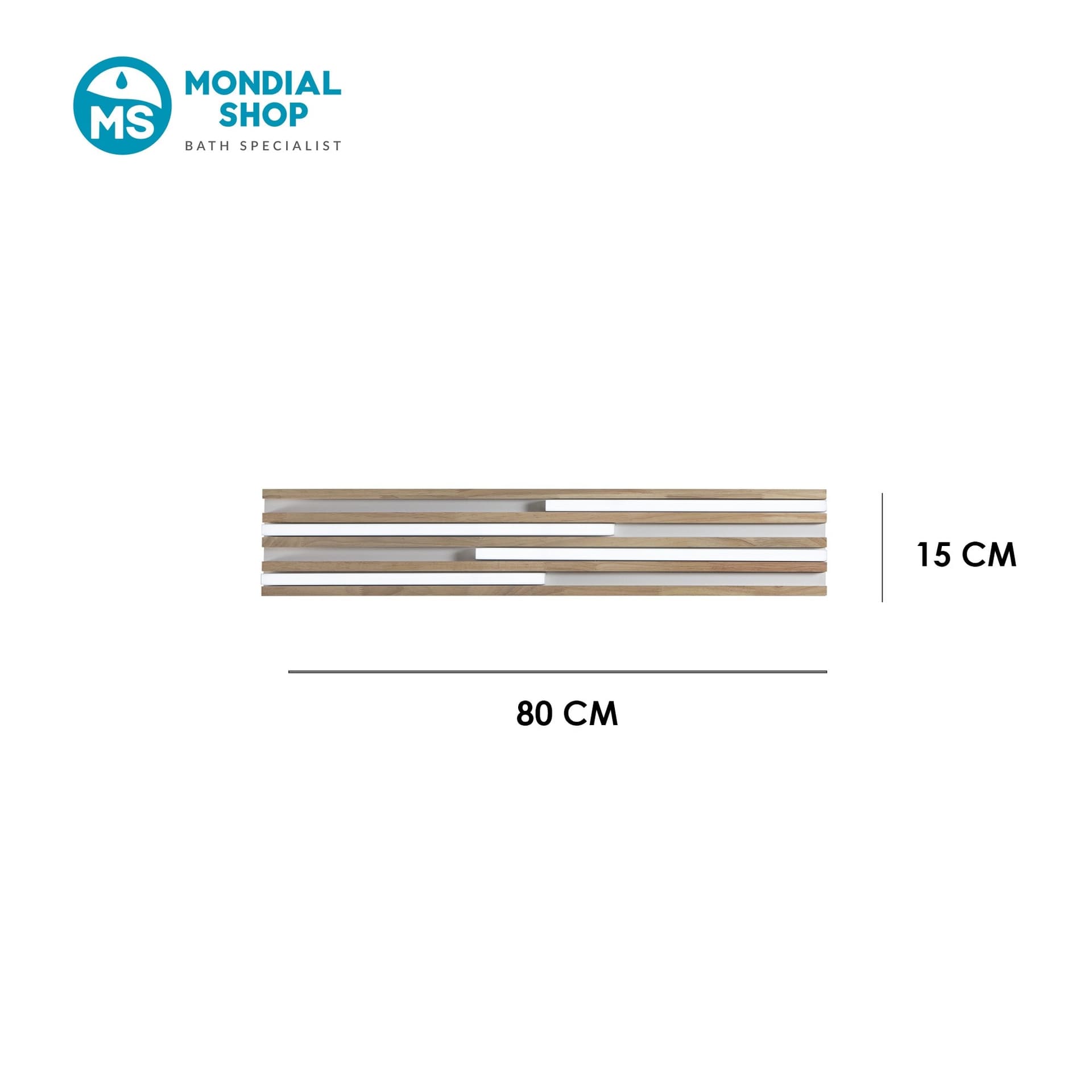 Plafoniera moderna LED in Legno Bianca o Nera 24W - 3