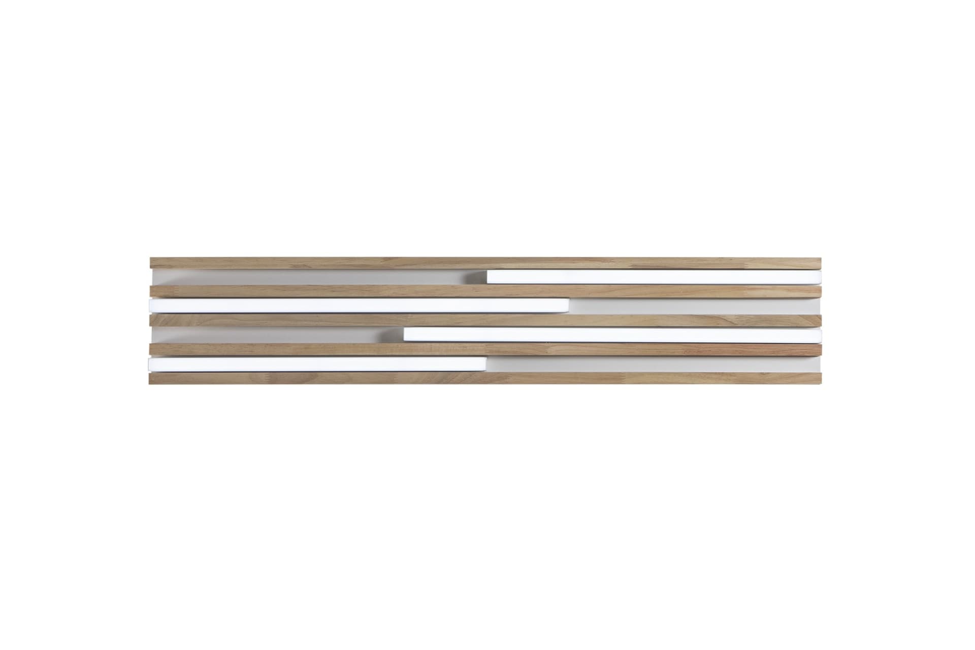 Plafoniera moderna LED in Legno Bianca o Nera 24W - 4