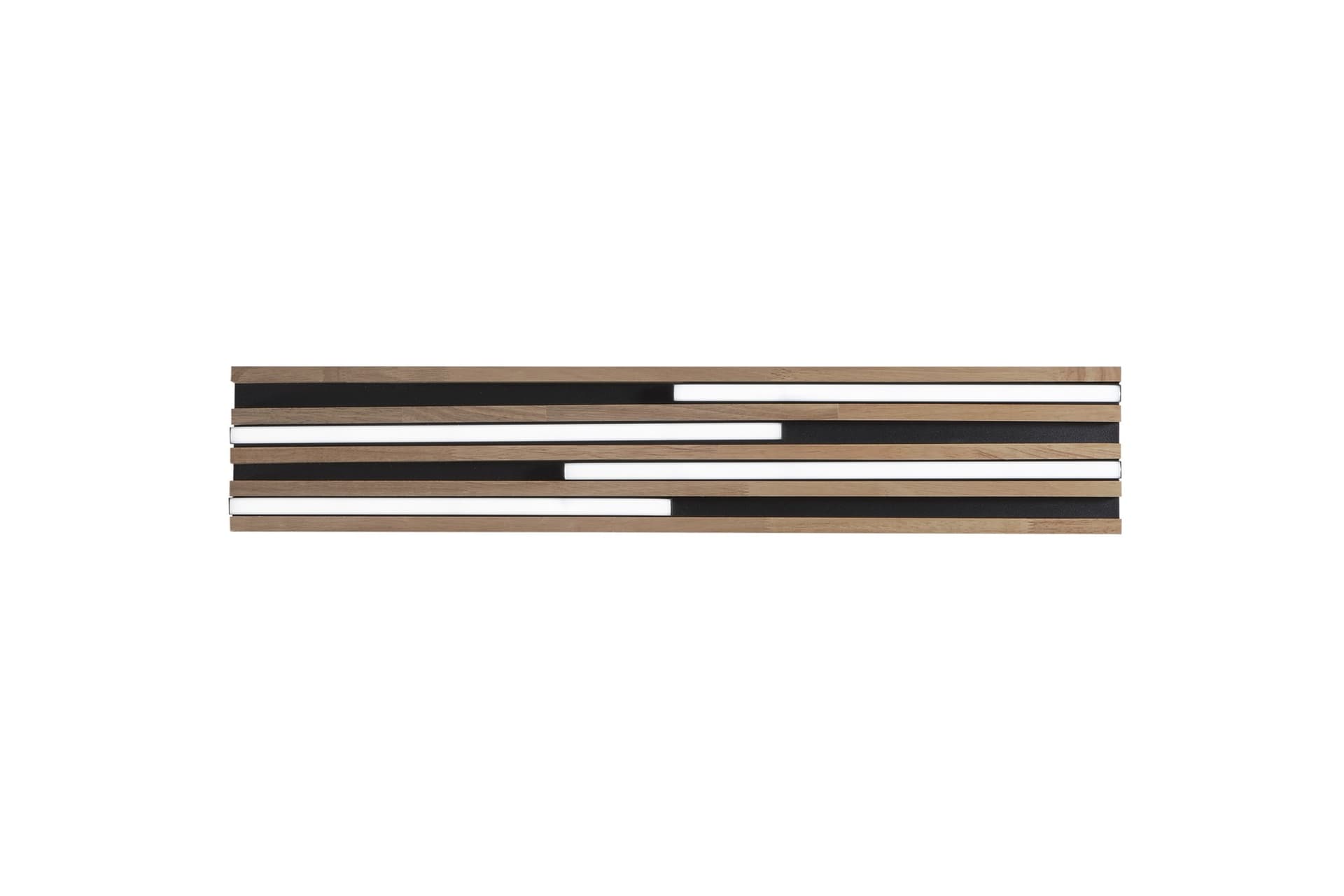 Plafoniera moderna LED in Legno Bianca o Nera 24W - 9