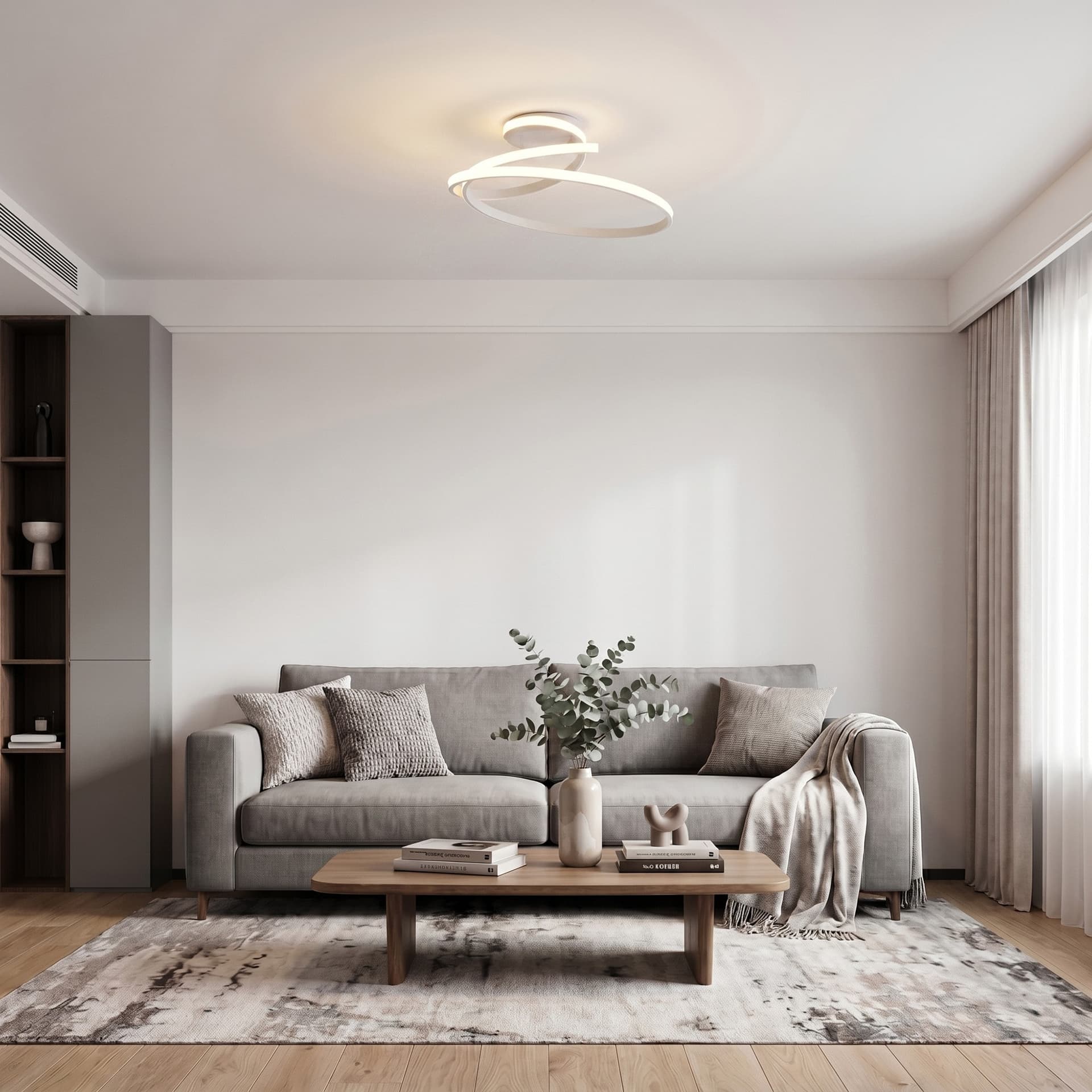 Plafoniera LED da soffitto per interni dal design elegante Disponibile in 3 varianti 40W - 2