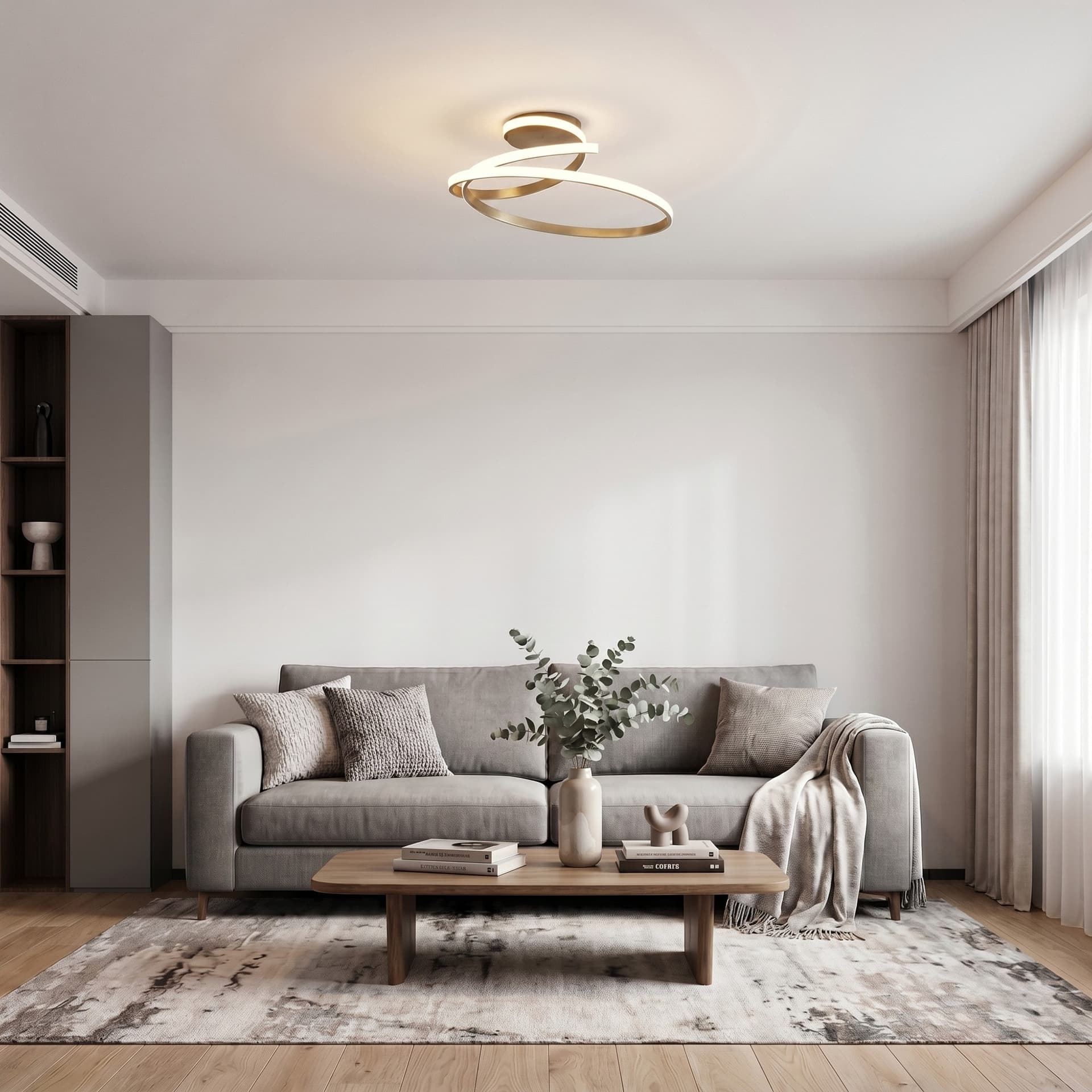 Plafoniera LED da soffitto per interni dal design elegante Disponibile in 3 varianti 40W - 6