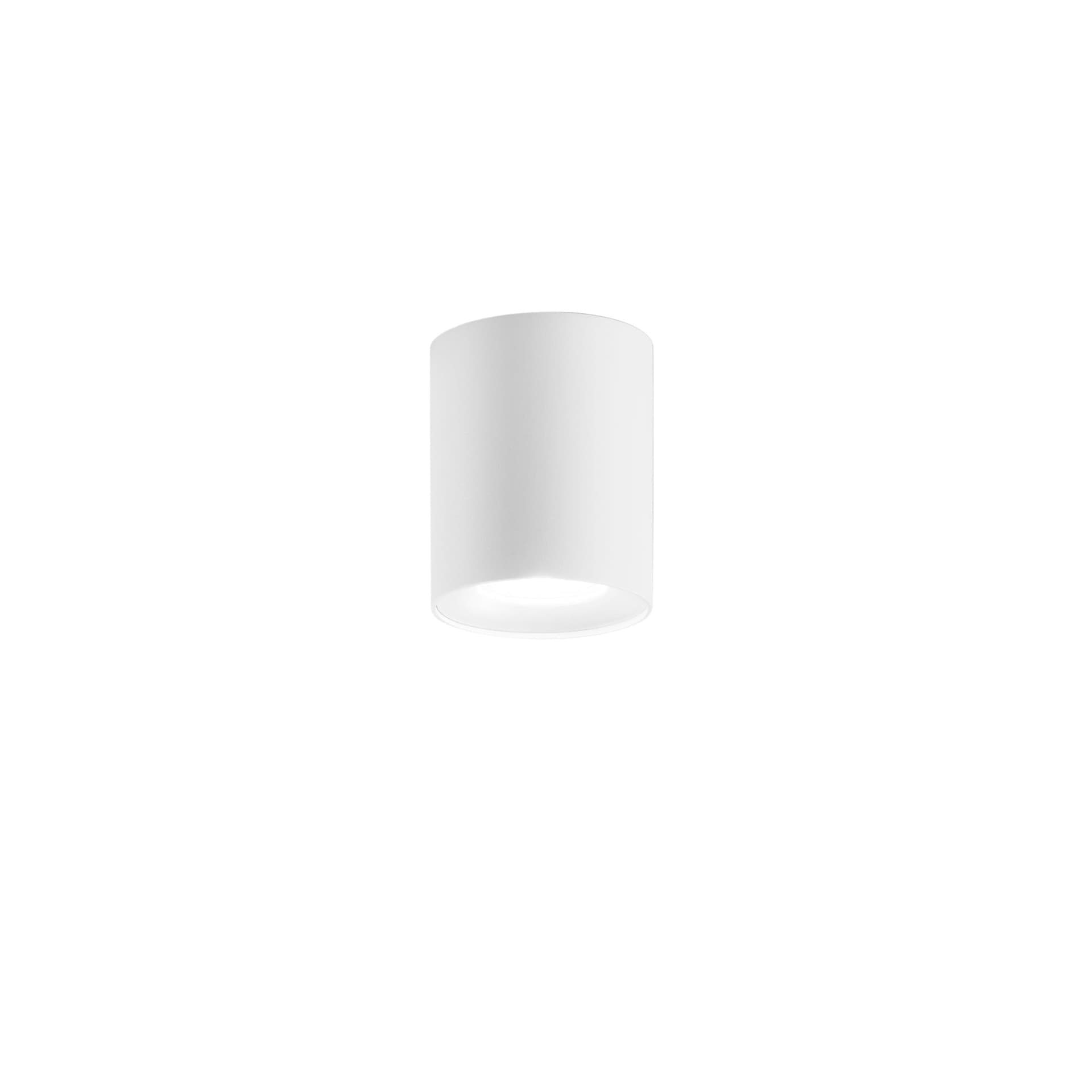 Plafoniera tonda dal design moderno disponibile nera o bianca 1XGU10 - 10
