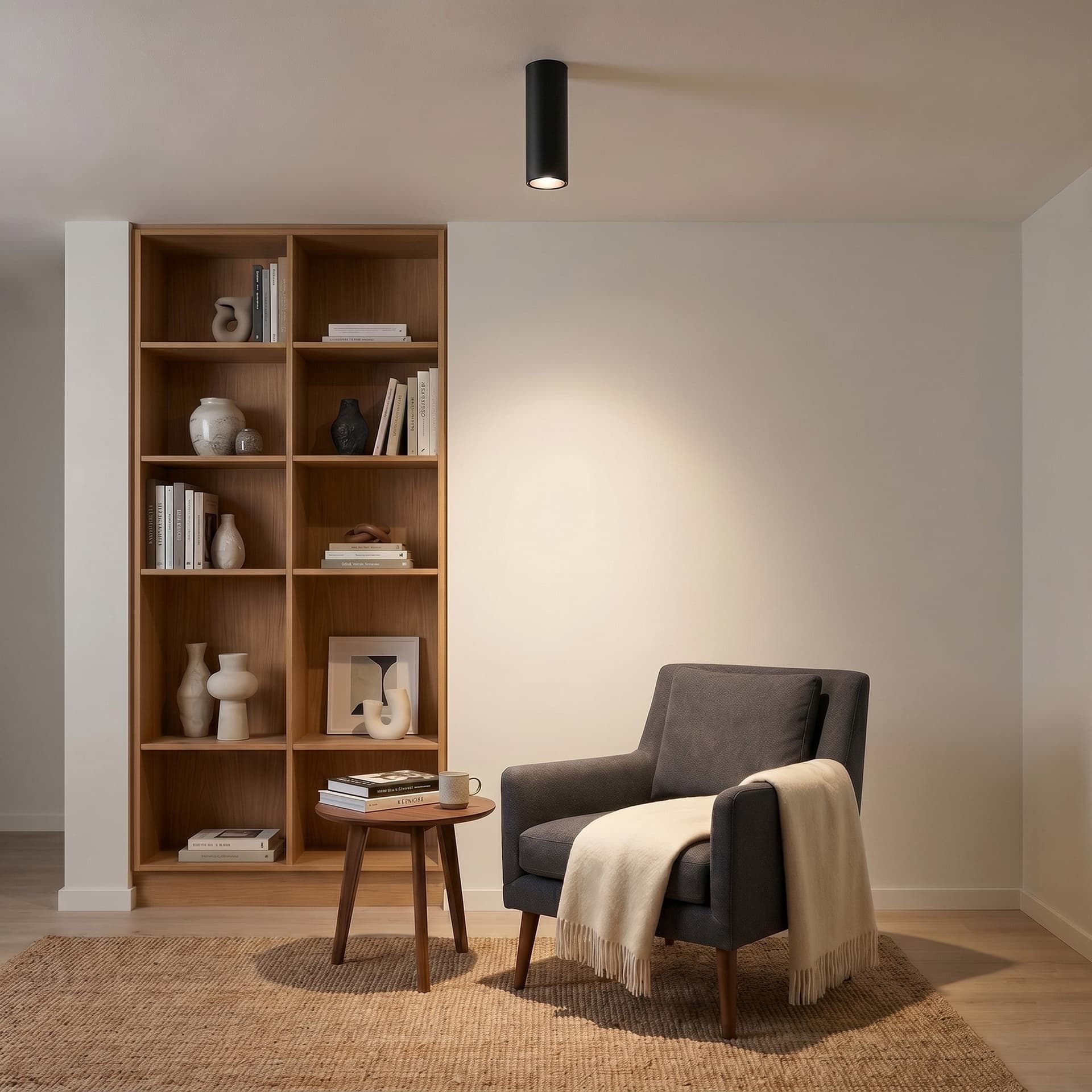 Plafoniera tubolare design Minimalista disponibile in 5 varianti 1XGU10 - 2