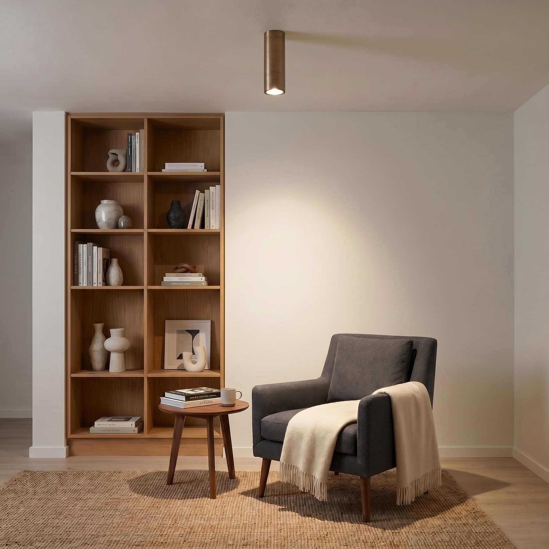 Plafoniera tubolare design Minimalista disponibile in 5 varianti 1XGU10 - 12