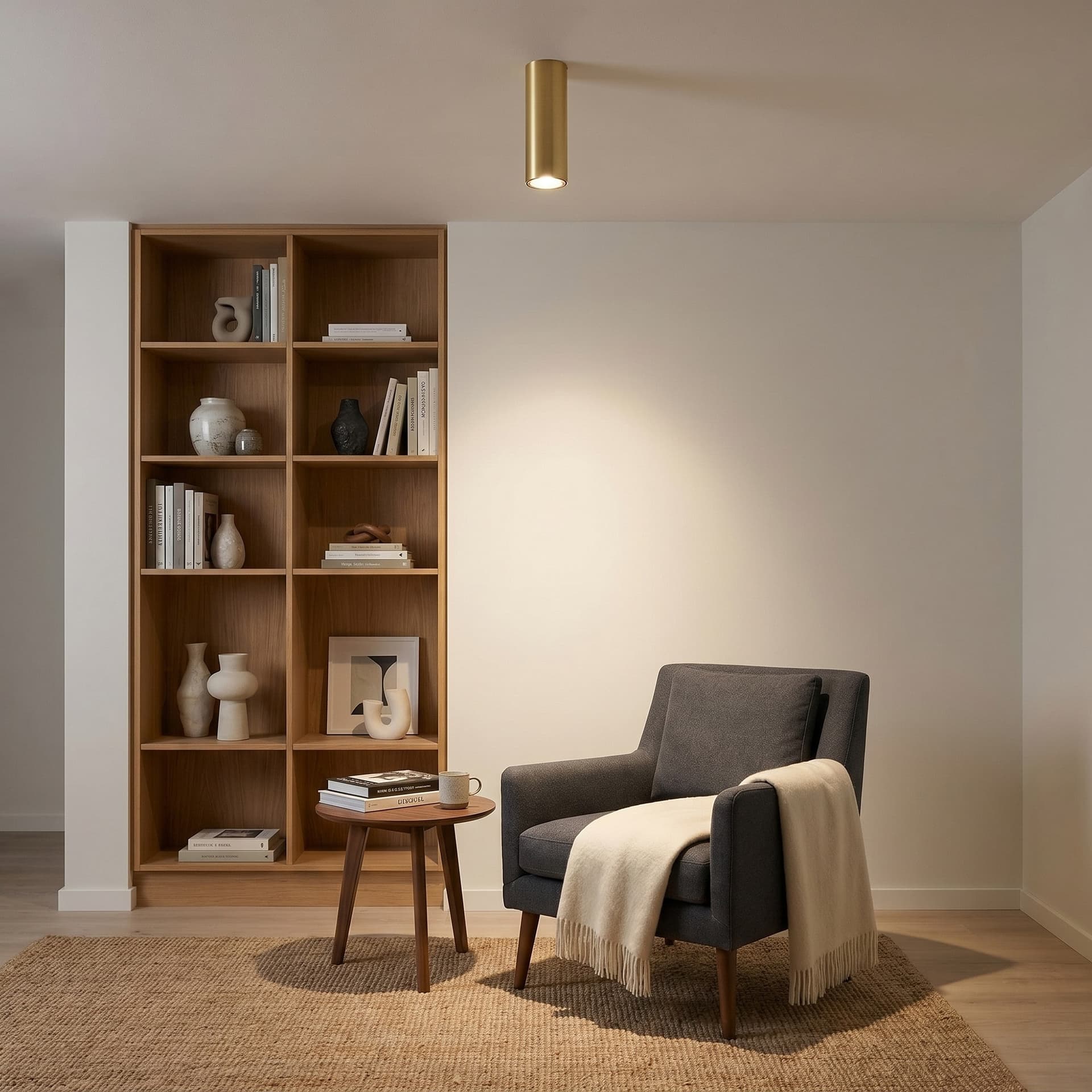 Plafoniera tubolare design Minimalista disponibile in 5 varianti 1XGU10 - 15