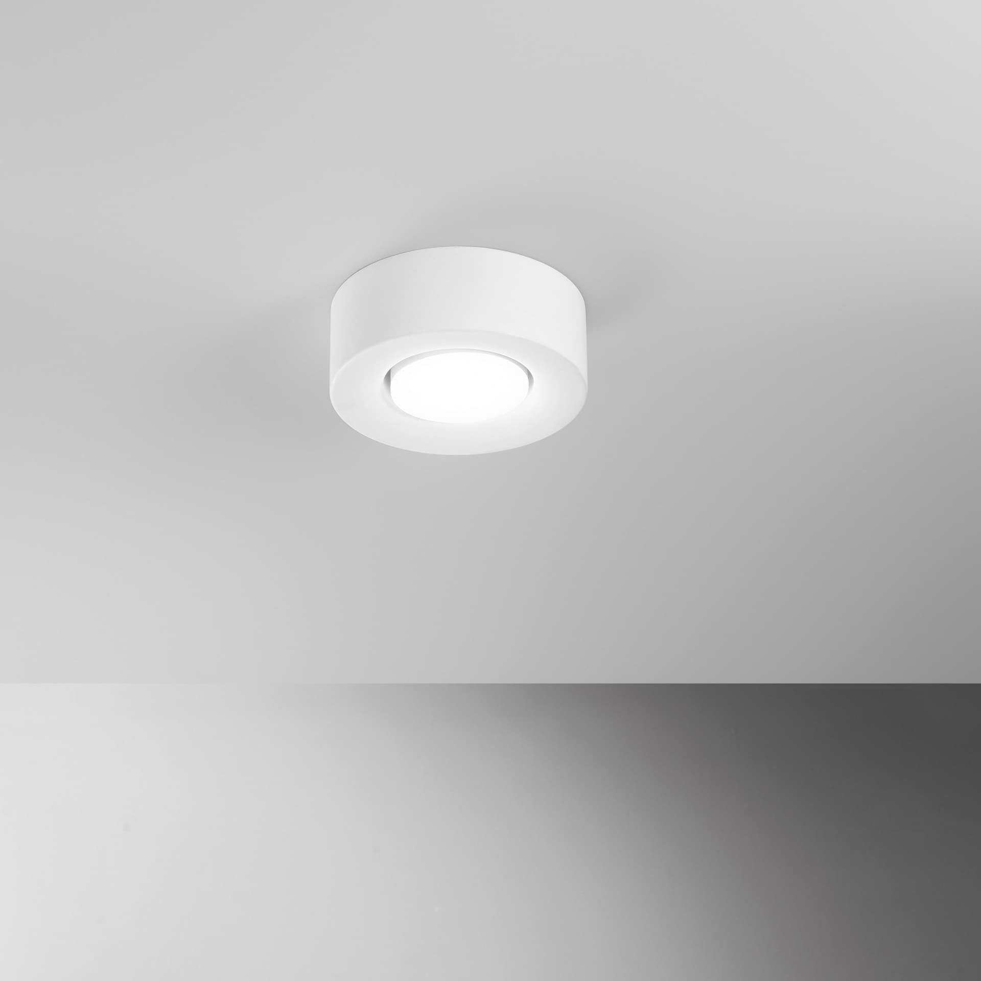 Plafoniera Minimal bianca 1XGX53 LED Design moderno e compatto - 5