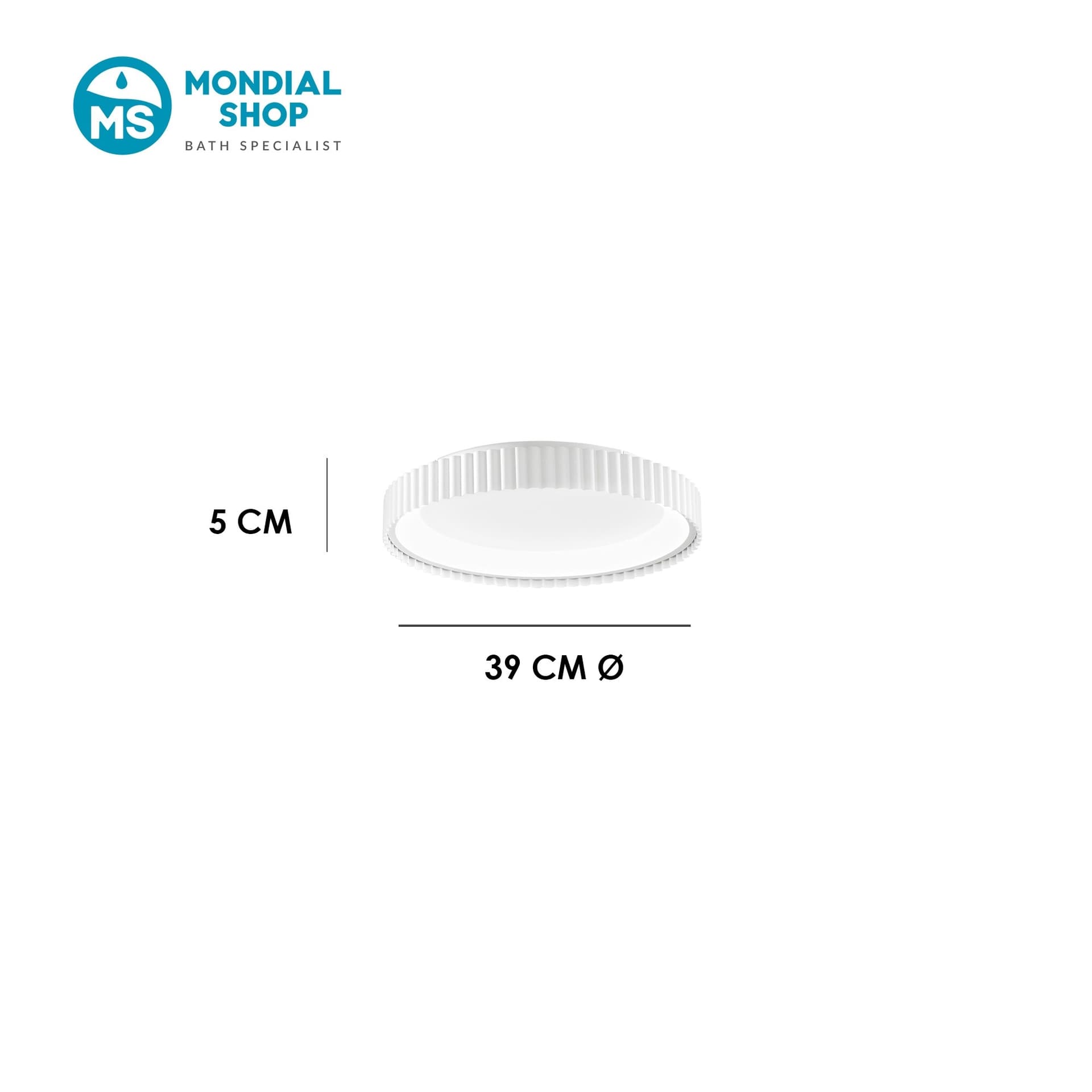 Plafoniera LED Disponibile in 3 varianti Design Ultra-Slim Luce Regolabile (CCT) - 5