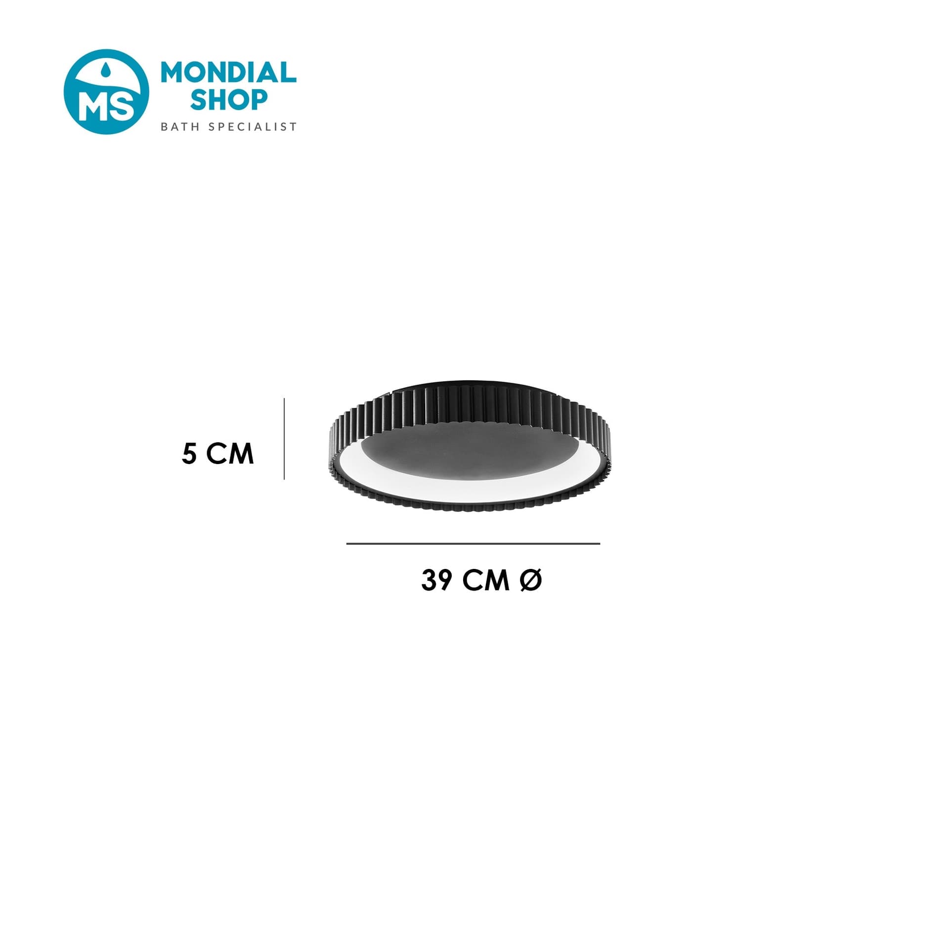 Plafoniera LED Disponibile in 3 varianti Design Ultra-Slim Luce Regolabile (CCT) - 8