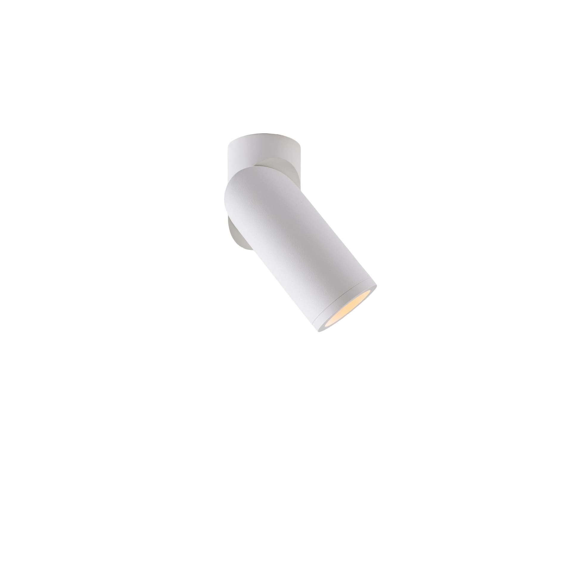 Plafoniera moderna per interni Bianca o Nera 1XGU10 Design tubolare - 5