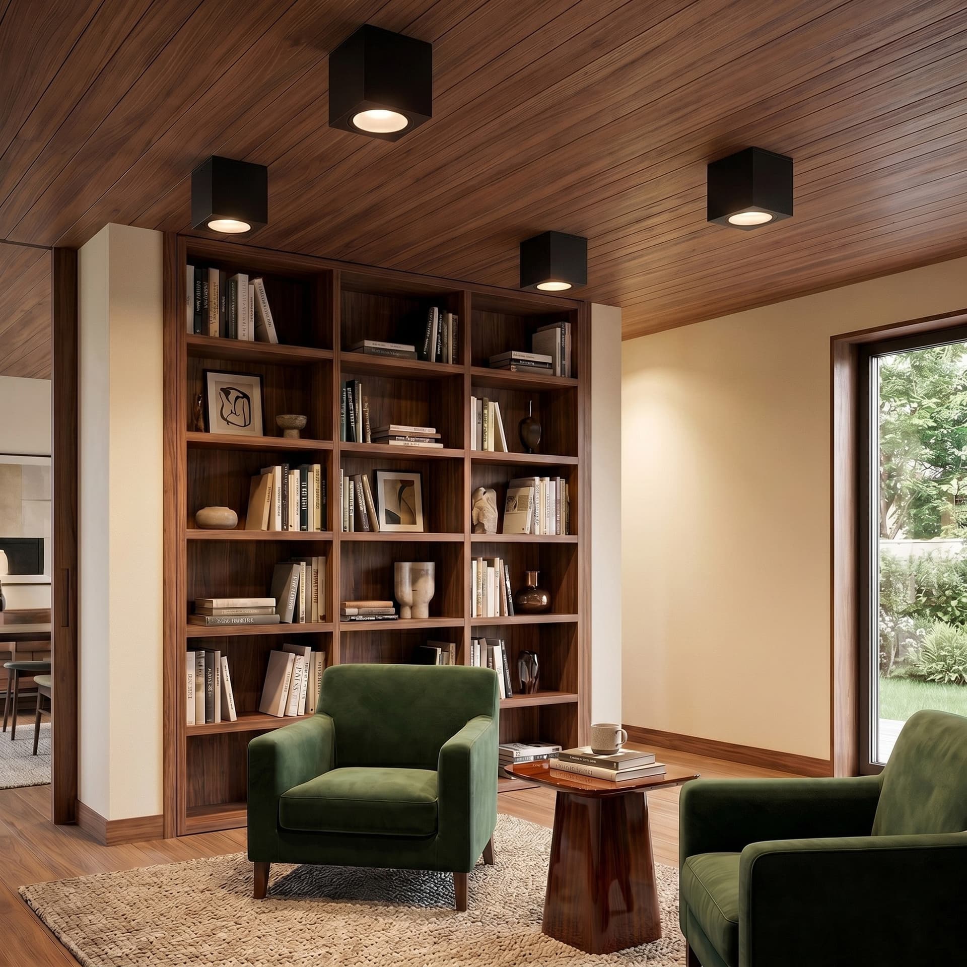 Lampada plafoniera per esterni Quadrata disponibile in 3 varianti IP54 - 2