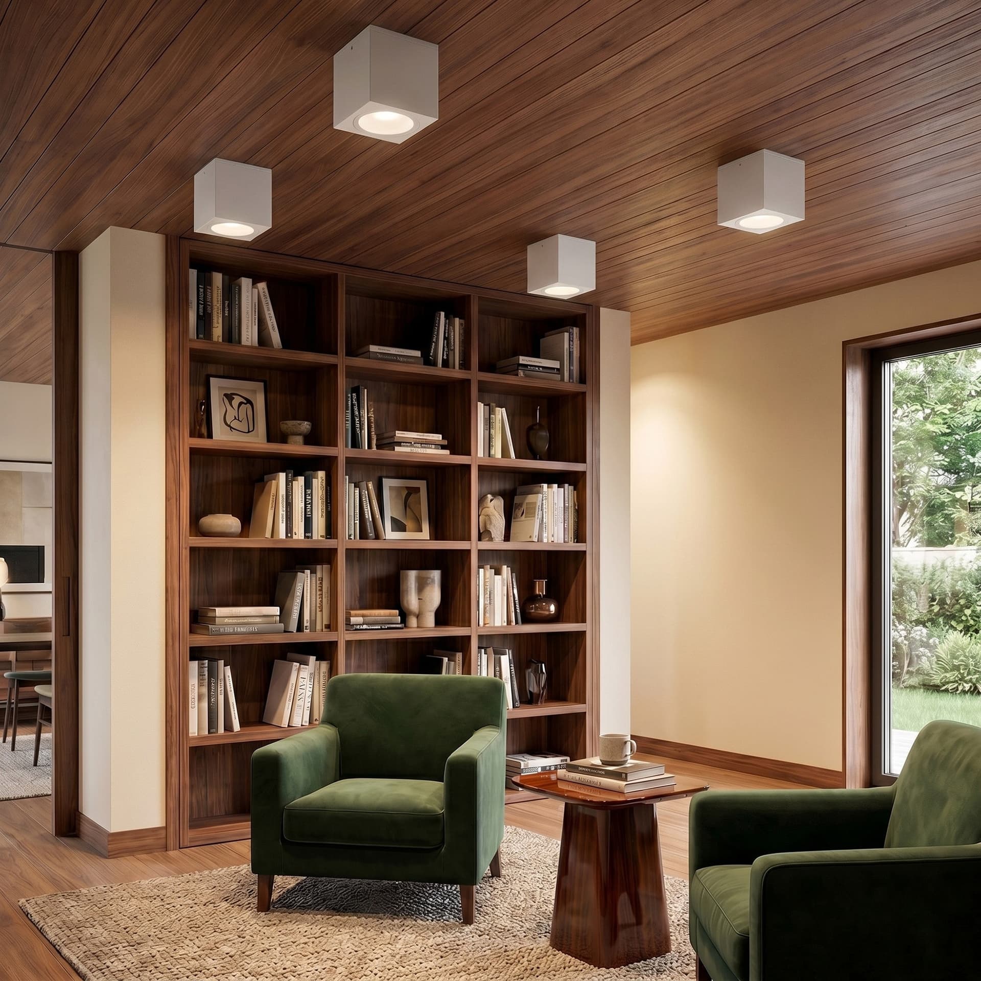 Lampada plafoniera per esterni Quadrata disponibile in 3 varianti IP54 - 6