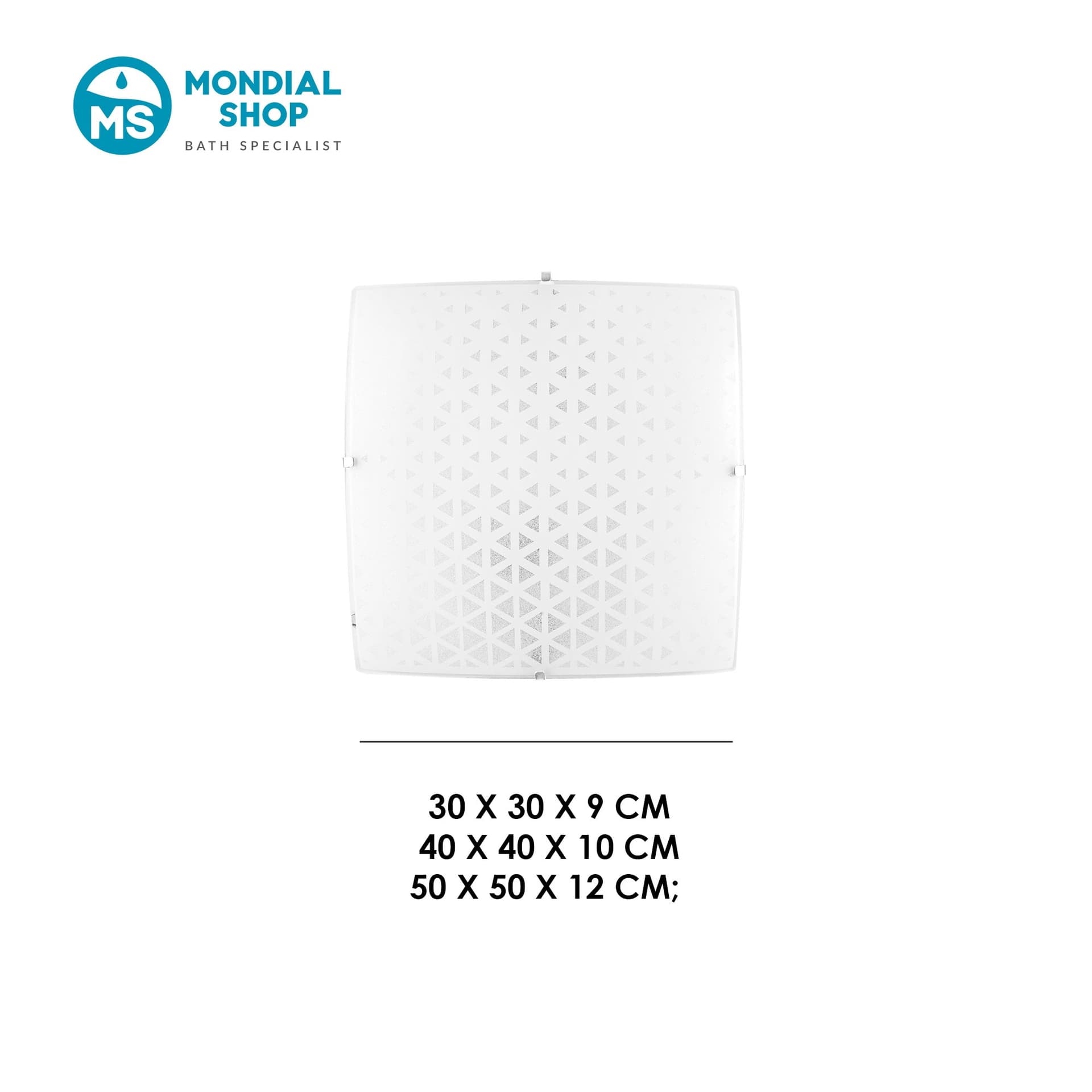 Lampada da soffitto Bianca Disponibile in 3 dimensioni 2XE27 3XE27 4XE27 per massima luce - 8