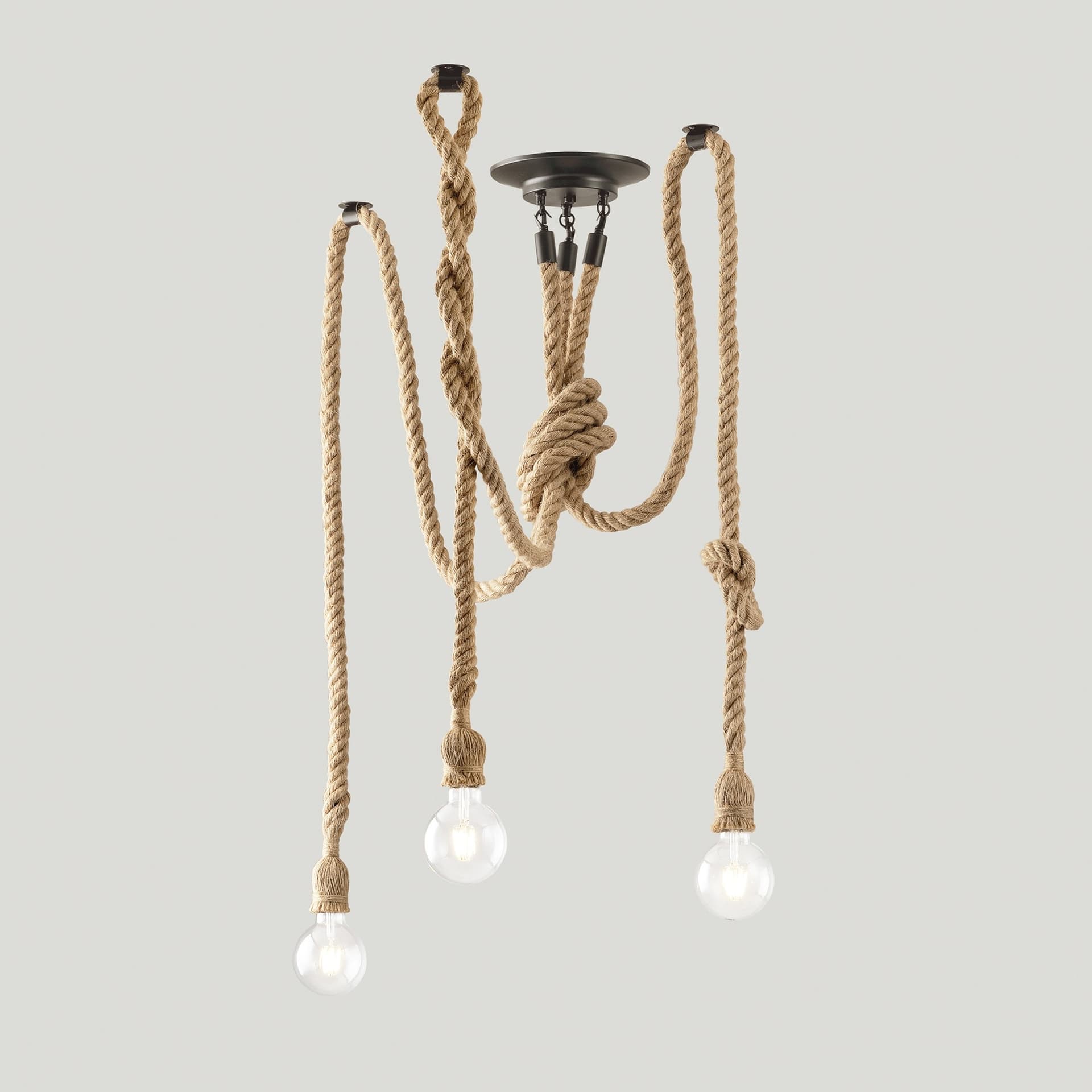 PLAFONIERA ROPE CANAPA 3XE27 250CM - 2