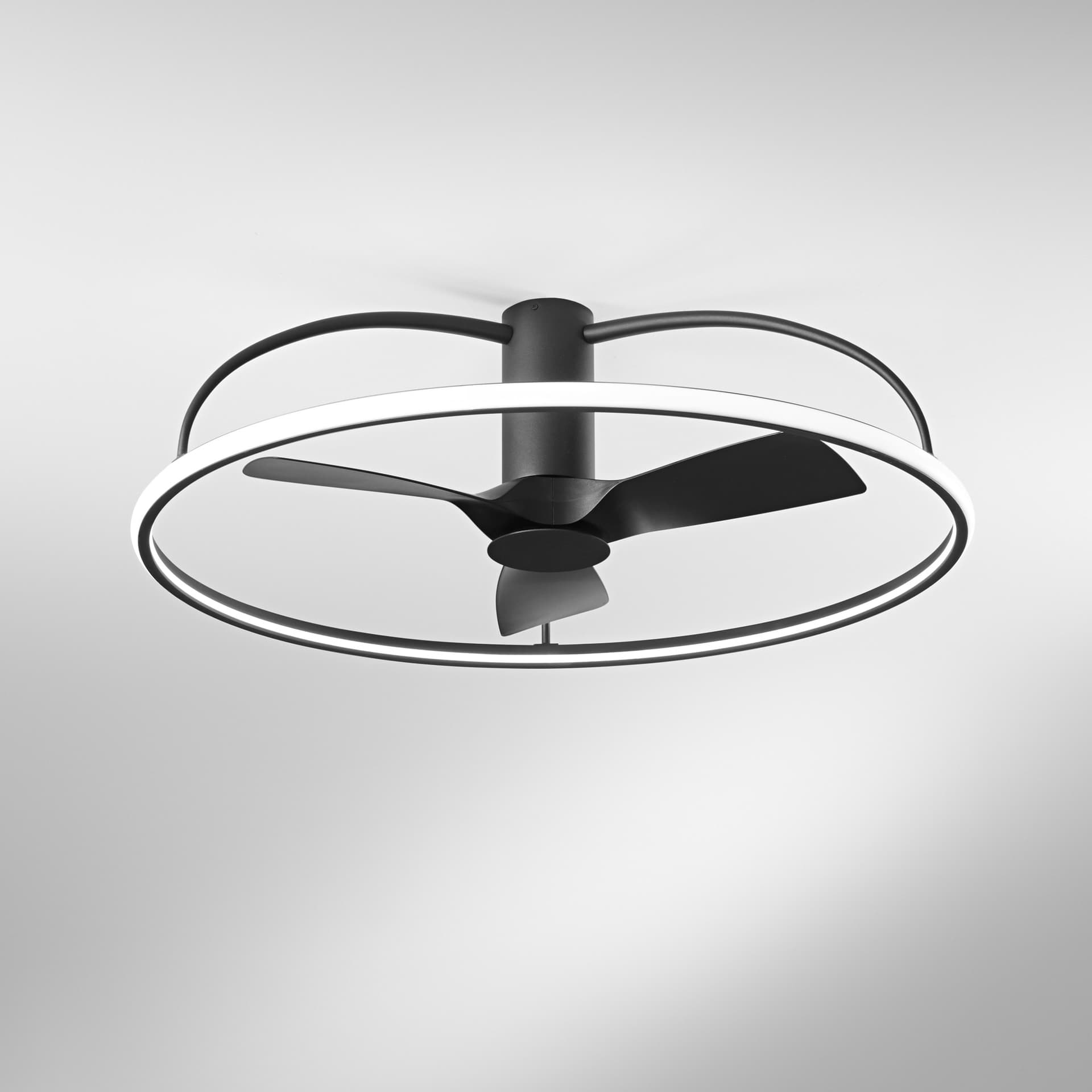 Plafoniera Moderna LED con Ventilatore Integrato 80W CCT - 4