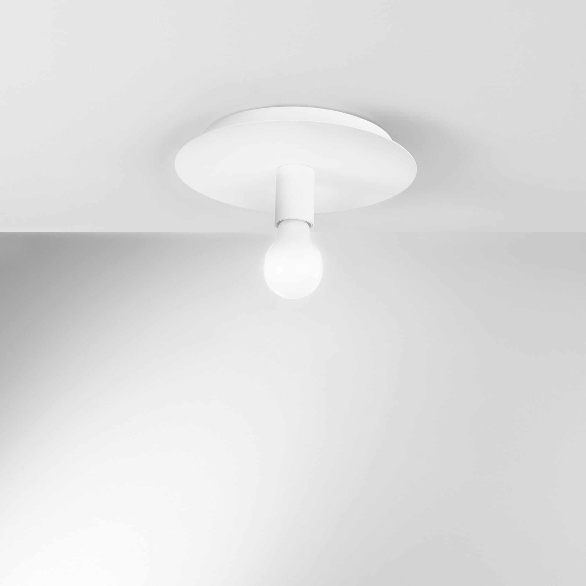 PLAFONIERA STRIKE BIANCA 1XE27 25X25X86CM - 2