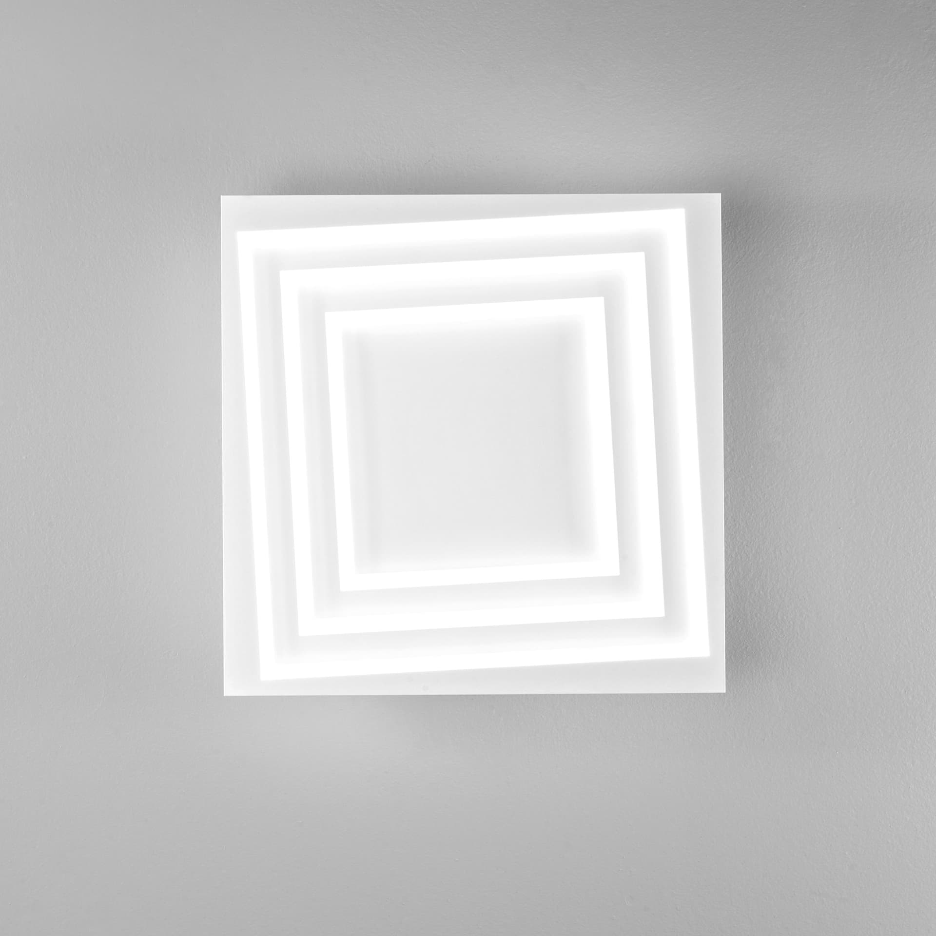 PLAFONIERA LED HYPNOTIC BIANCA 60W 8800LM CCT 47X47x5,5CM - 2