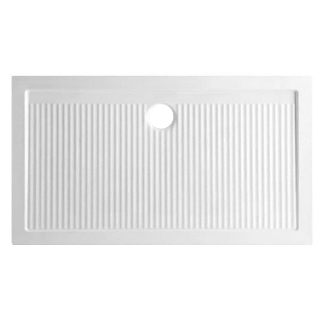 Ogomondo Cabina Doccia Slide 3 Lati Cristallo Temprato Trasparente 120x70x70 + Piatto Doccia Porcellana h6,5cm - 6