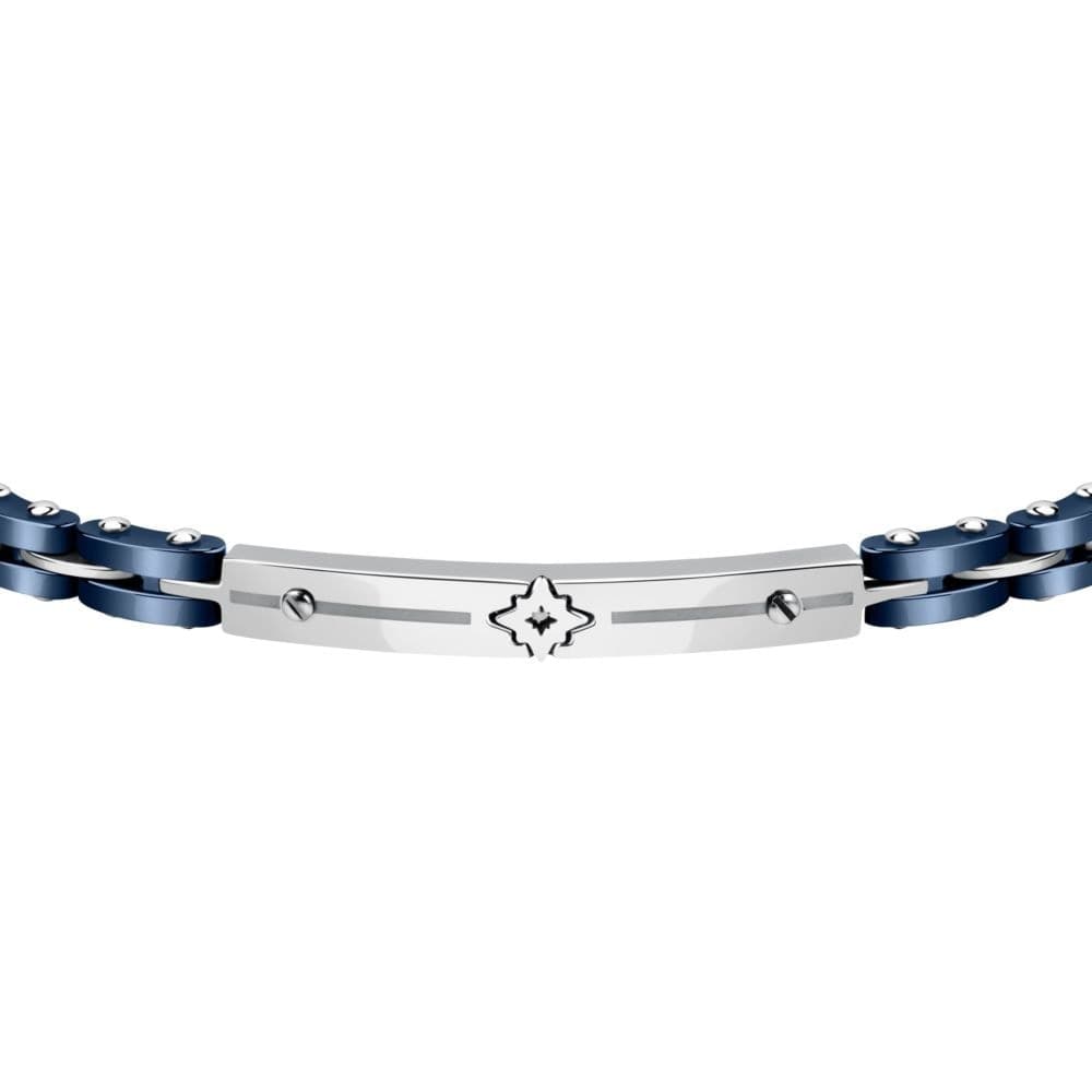 Bracciale Sector Ceramic Acciaio e Blu per Uomo (SAFR14) - 2