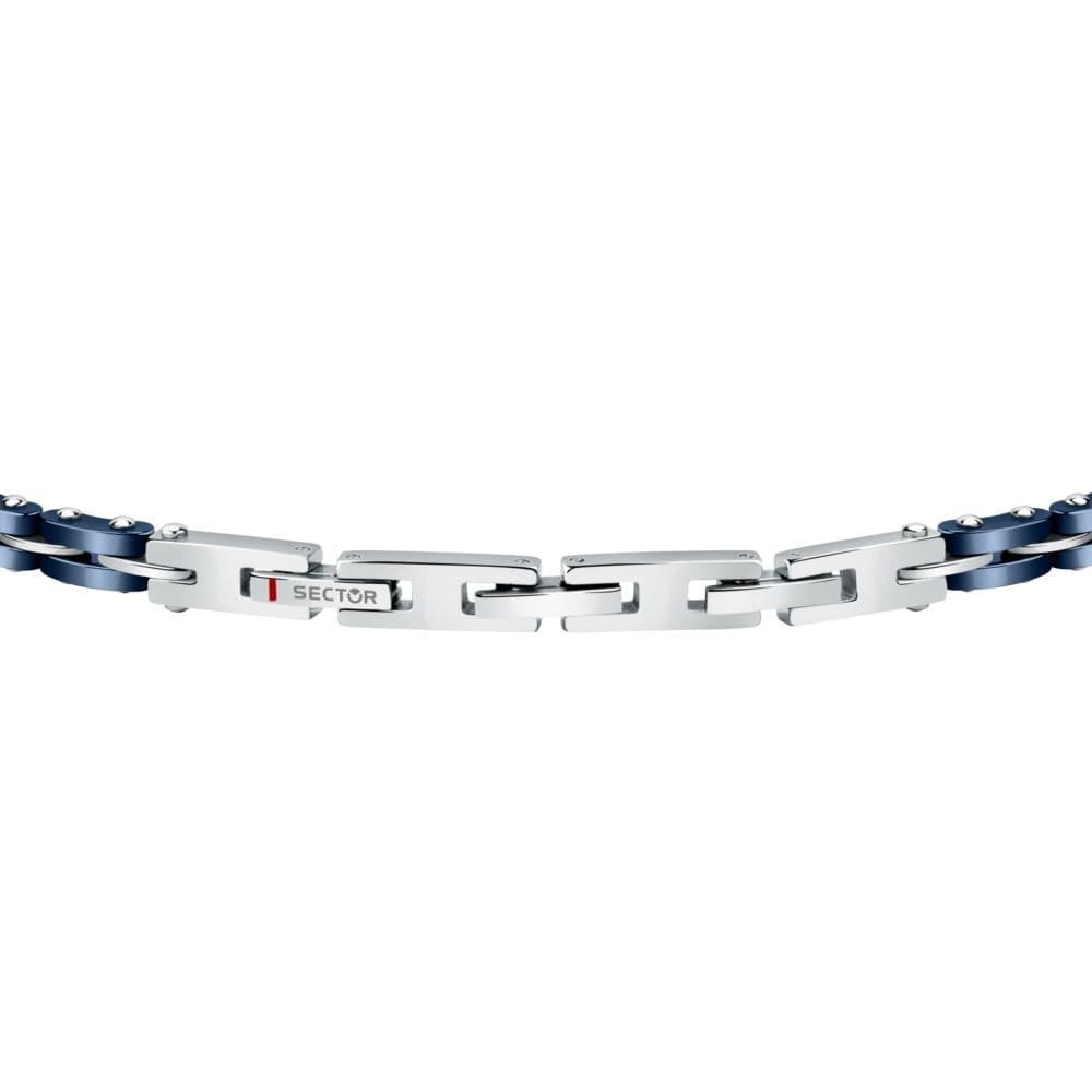 Bracciale Sector Ceramic Acciaio e Blu per Uomo (SAFR14) - 3