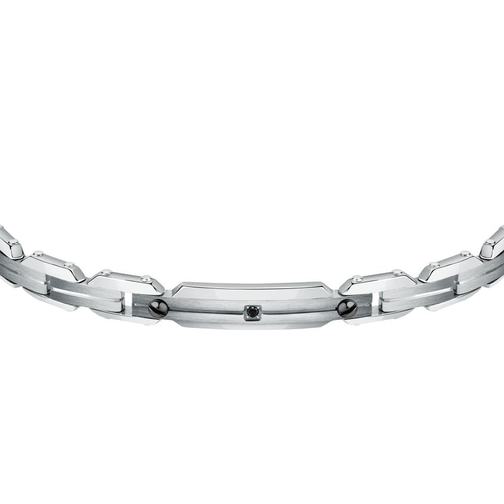Bracciale SECTOR uomo Premium acciaio / cristallo nero (SAVK06) - 2