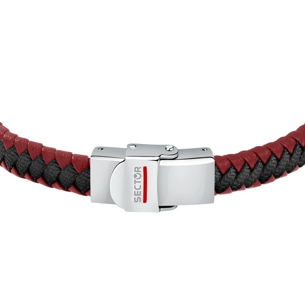 Bracciale SECTOR uomo Bandy rosso / nero (SZV111) - 3