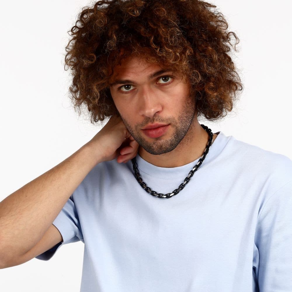 Collana Sector Bold Uomo Acciaio Nero e Silver (SAXS02) - 3