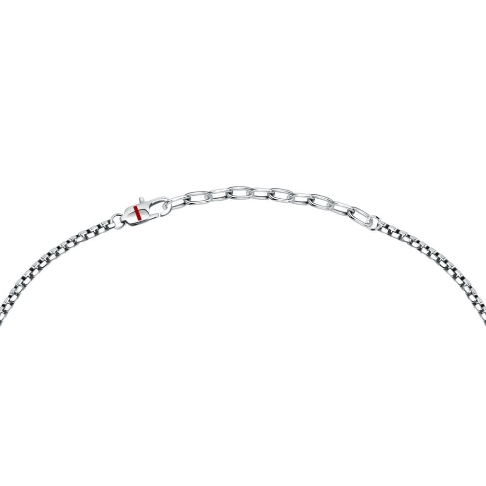 Collana Sector Basic Uomo Acciaio Silver con Pendente Nero (SZS124) - 3