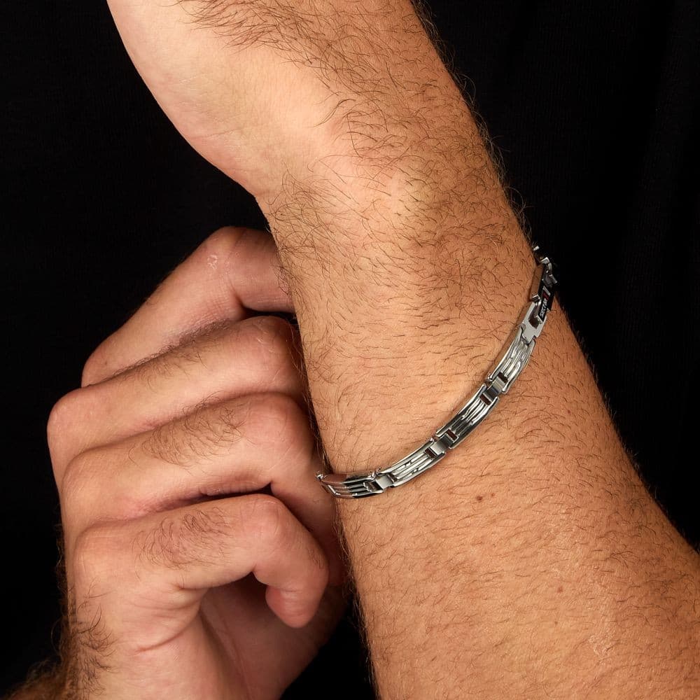 Sector Basic – Bracciale Uomo Silver in Acciaio (SZS122) - 5