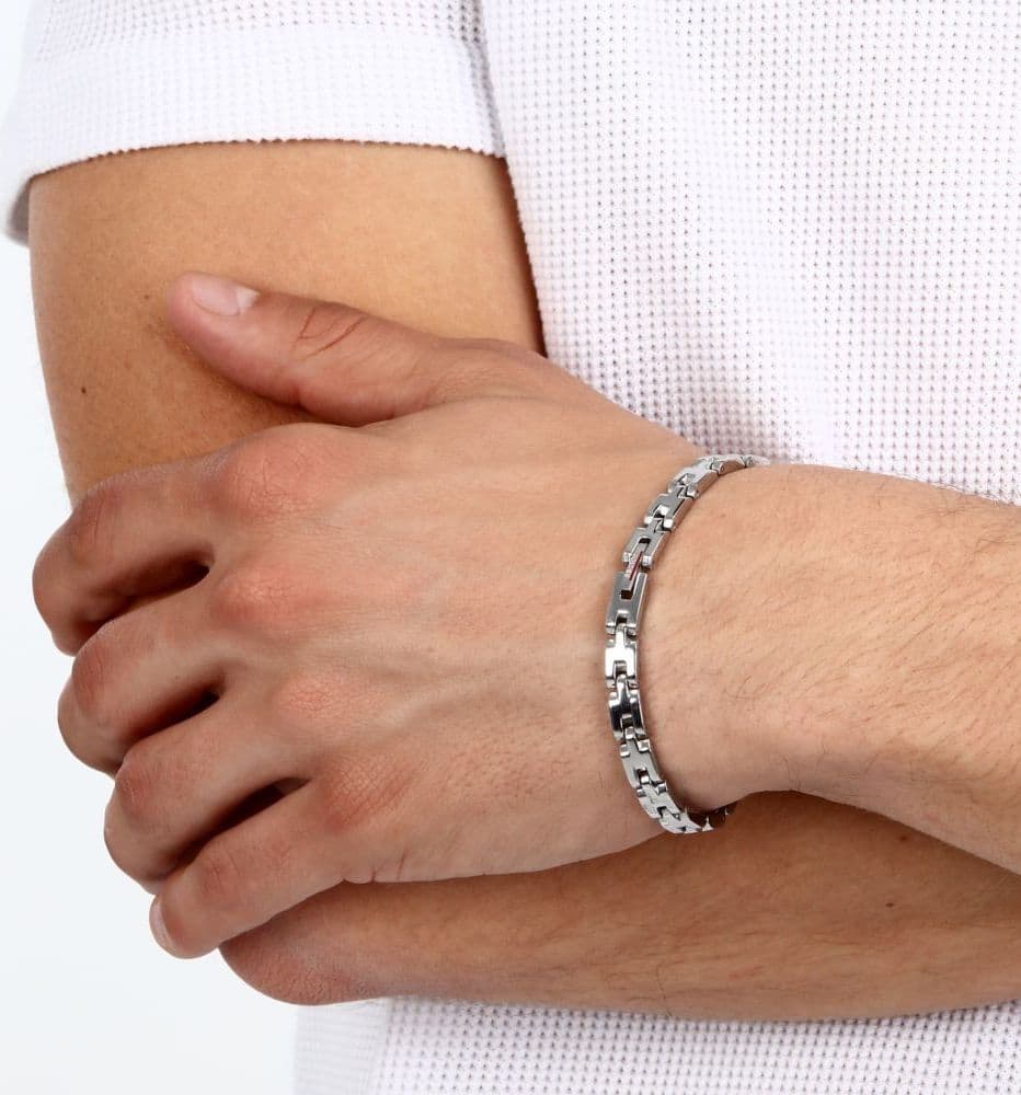 Sector Basic – Bracciale Uomo Silver in Acciaio (SZS116) - 5