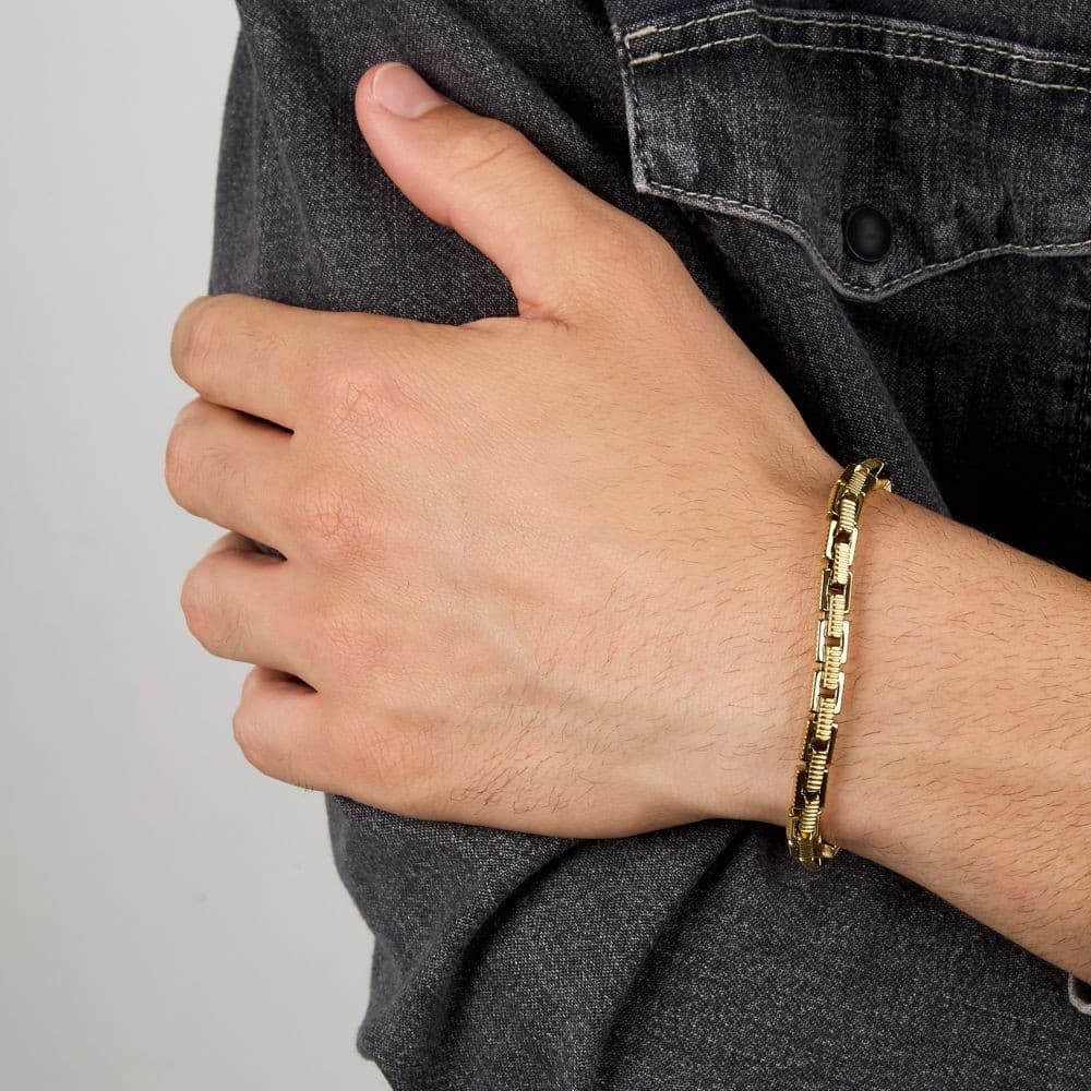 Sector Basic – Bracciale Uomo Dorato in Acciaio (SZS145) - 5