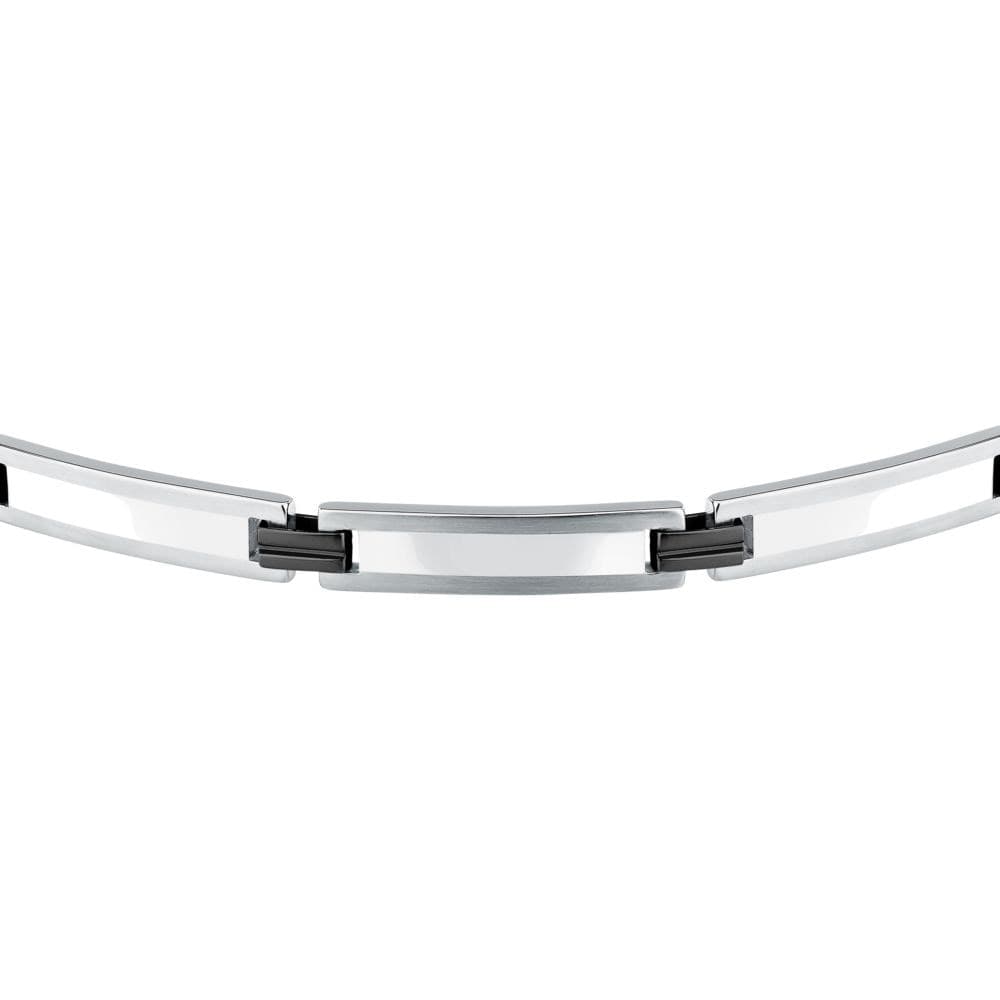 Sector Basic – Bracciale Uomo Silver Dettagli Neri (SZS143) - 2