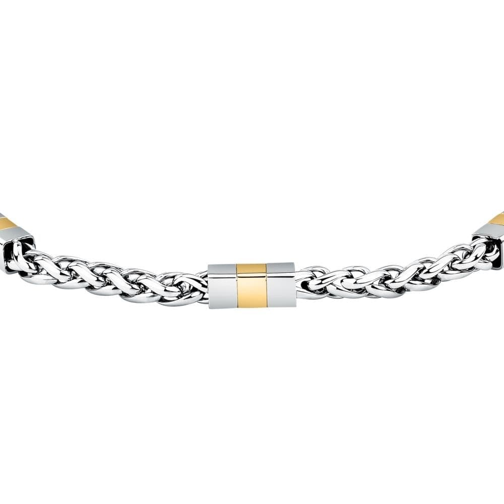 Sector Energy – Bracciale Uomo Acciaio Dettagli Dorati  (SAFT95) - 2