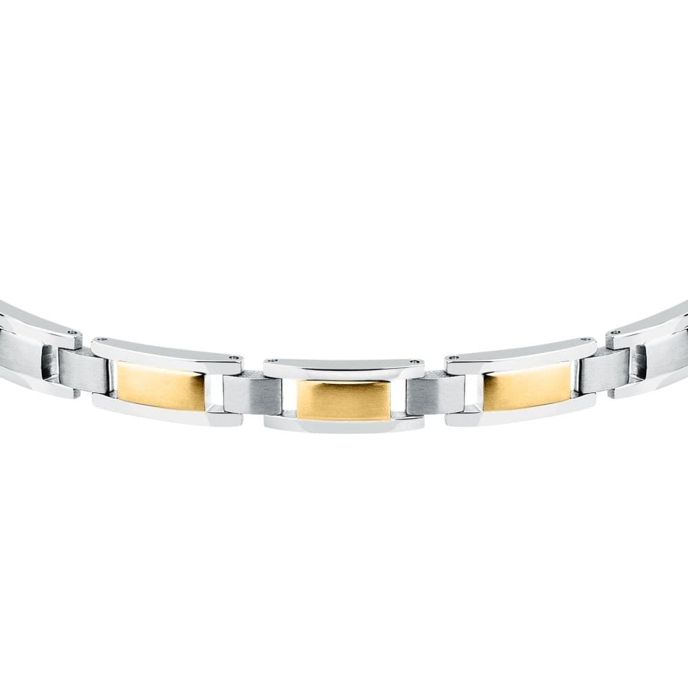 Sector Energy – Bracciale Uomo Acciaio Dettagli Dorati  (SAFT91) - 2