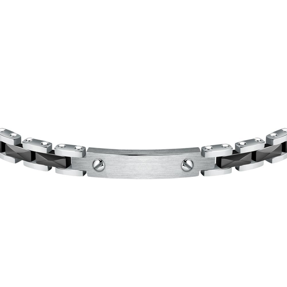 Sector Ceramic – Bracciale Uomo Acciaio e Ceramica Nero (SAFR34) - 2