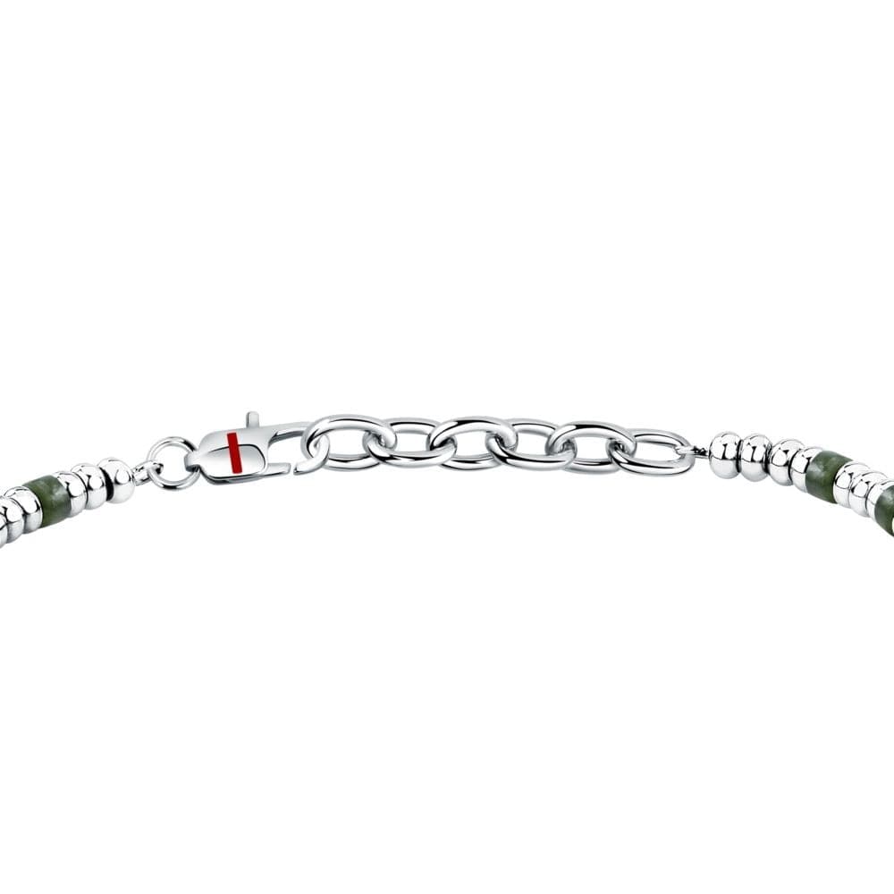 Sector Basic – Bracciale Uomo Acciaio con Pietre Verdi (SZS136) - 3