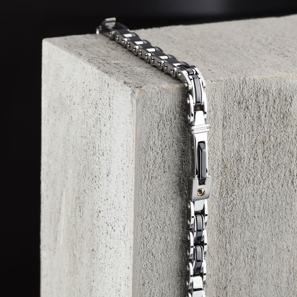 Sector – Bracciale Uomo Acciaio Silver con Dettagli Oro (SAVK03) - 6