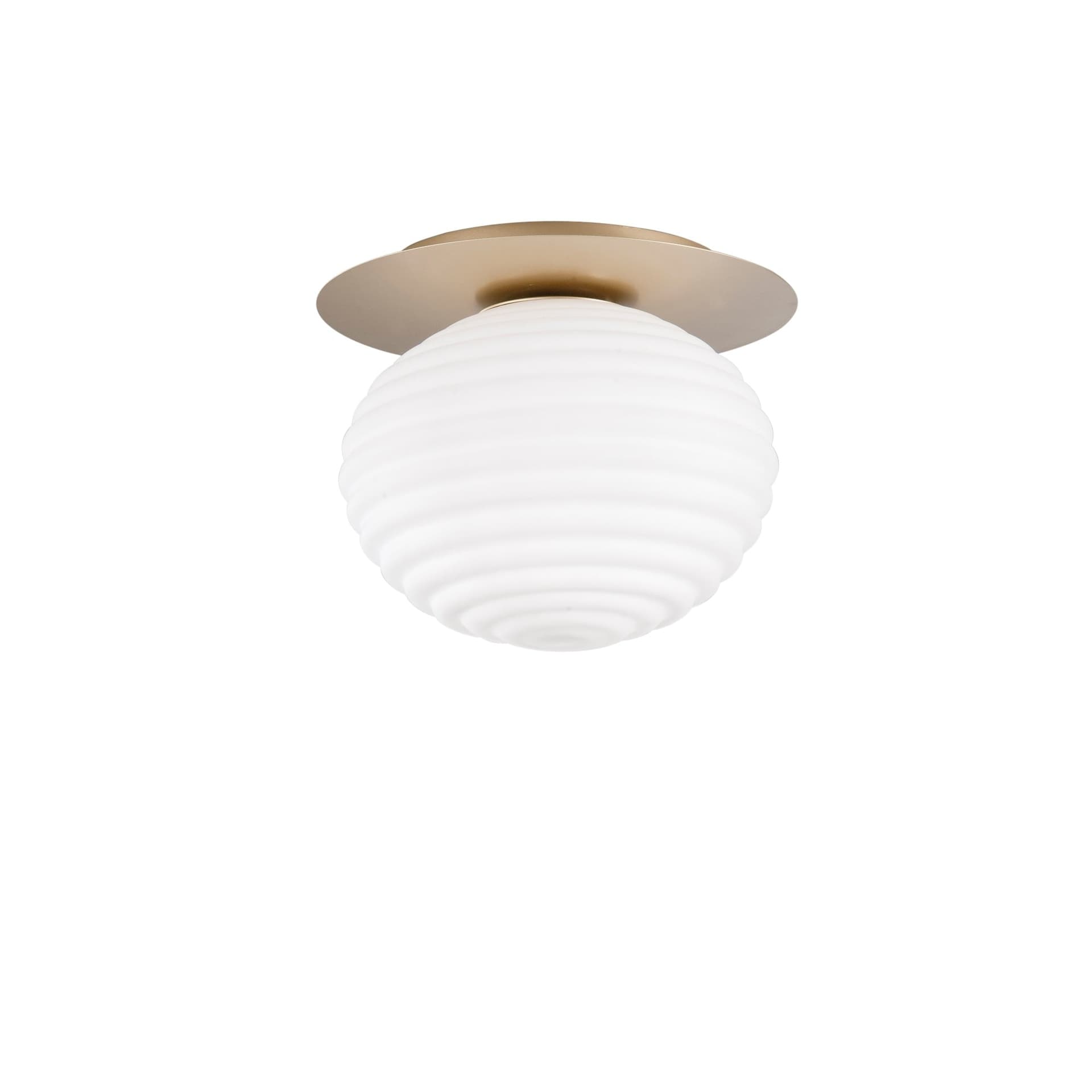 PLAFONIERA RIPPLE ORO 1XE27 35X35X28CM