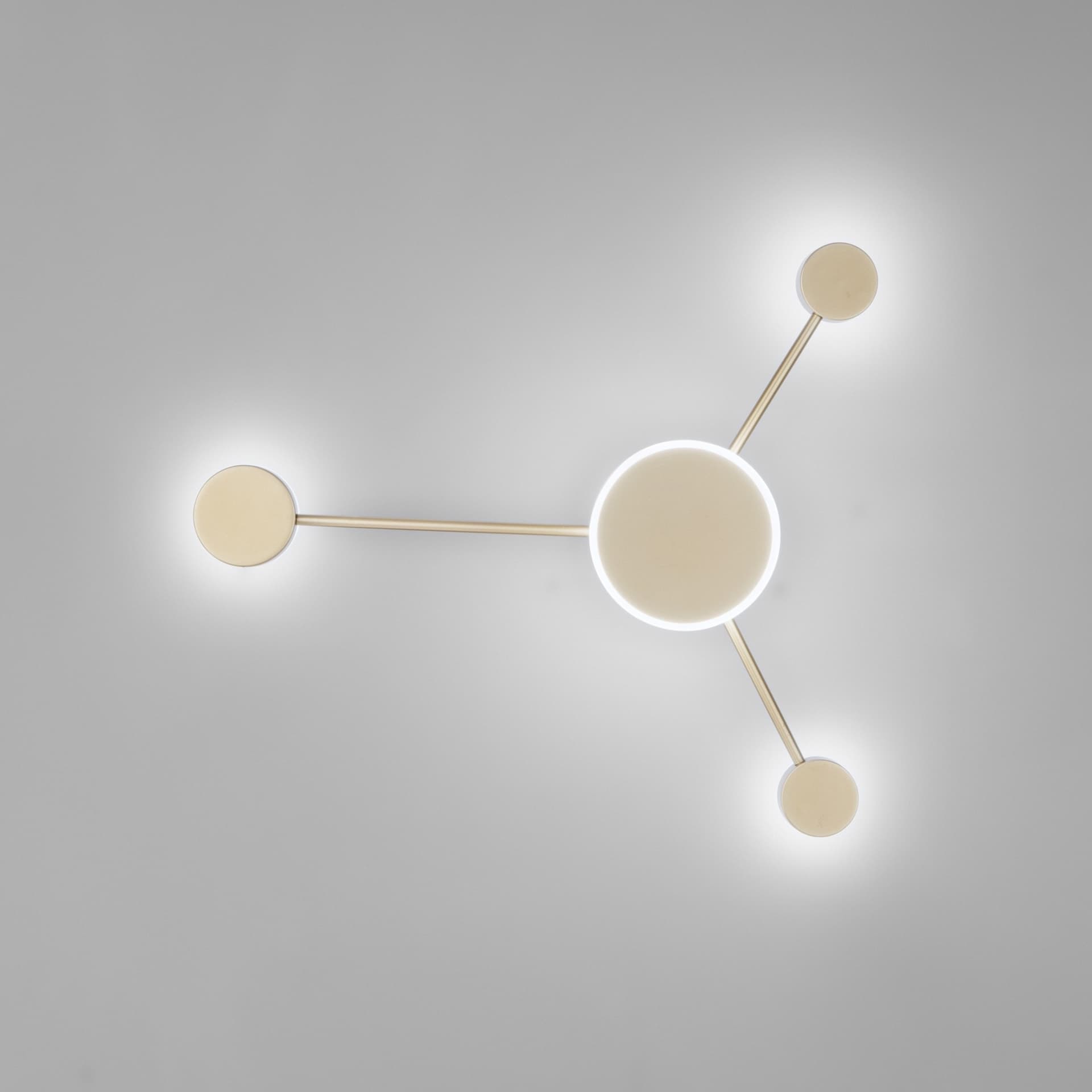 PLAFONIERA LED ETERE ORO 12W 1620LM CCT 53X46CM - 2