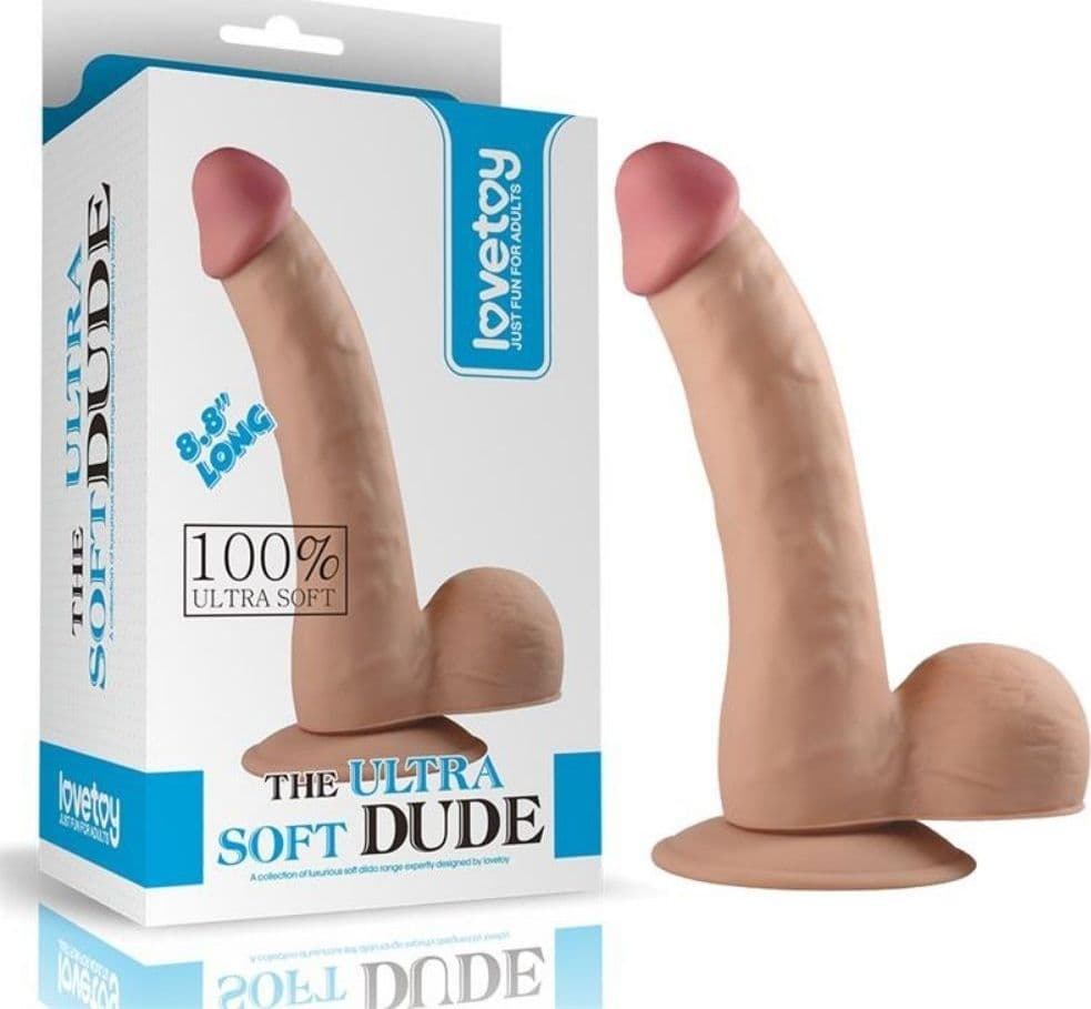 DILDO THE ULTRA SOFT DUDE 8,8" dildo realistico 20 cm - 4