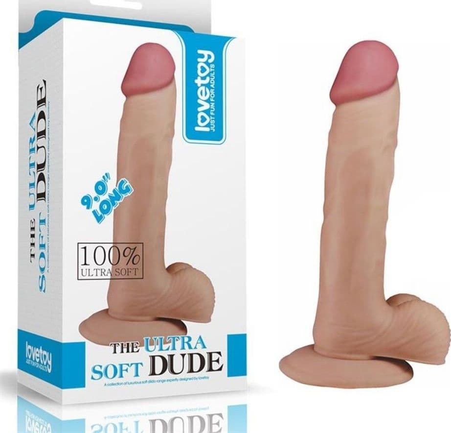 DILDO THE ULTRA SOFT DUDE 9" dildo realistico 22 cm - 5