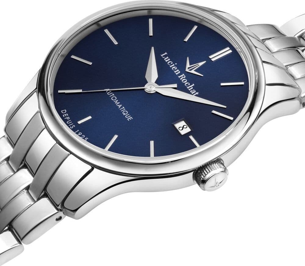 Lucien Rochat Montreux - Orologio Automatico data acciaio / blu (R0423115002) - 2