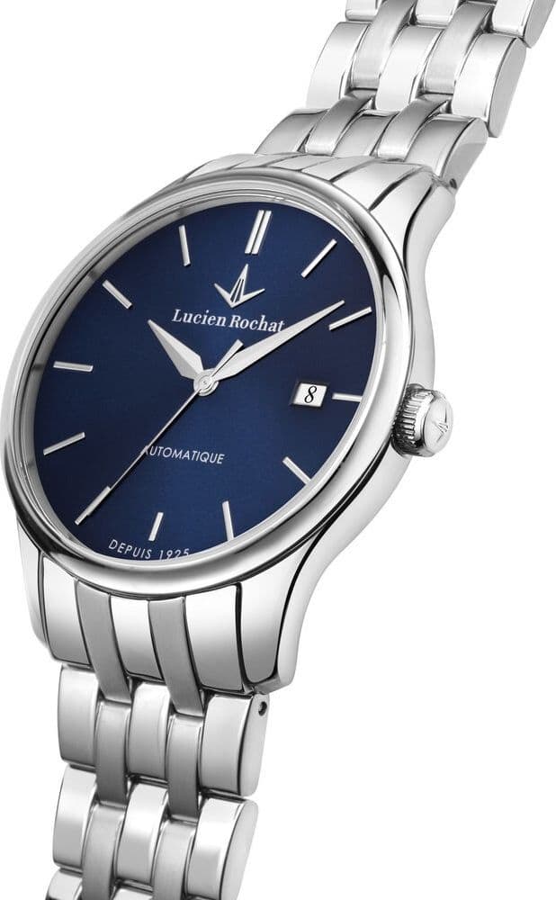 Lucien Rochat Montreux - Orologio Automatico data acciaio / blu (R0423115002) - 3