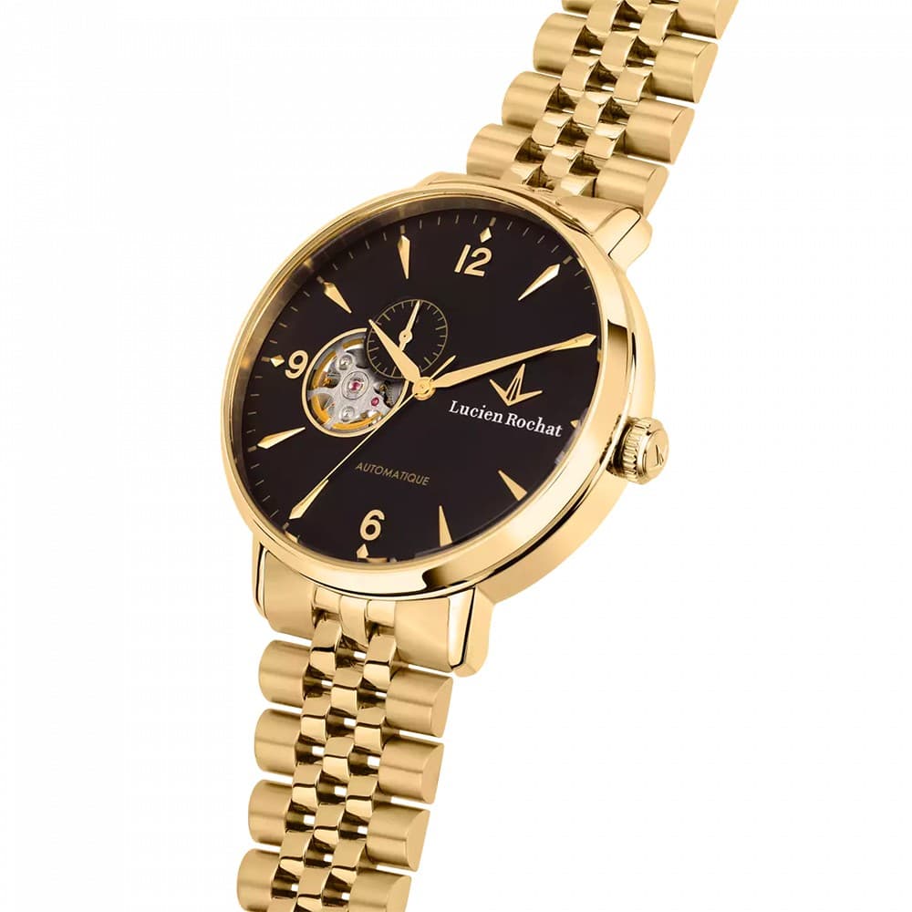 Lucien Rochat GarCon – Orologio Uomo Automatico Dorato/Nero (R0453120001) - 2