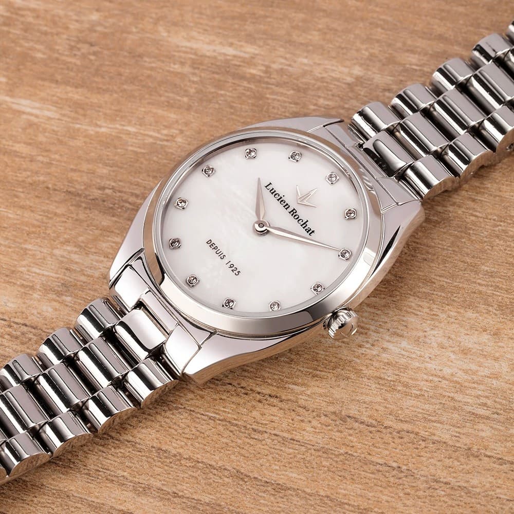 Lucien Rochat Mademoiselle – Orologio Donna Acciaio Madreperla Diamond (R0453120501) - 5