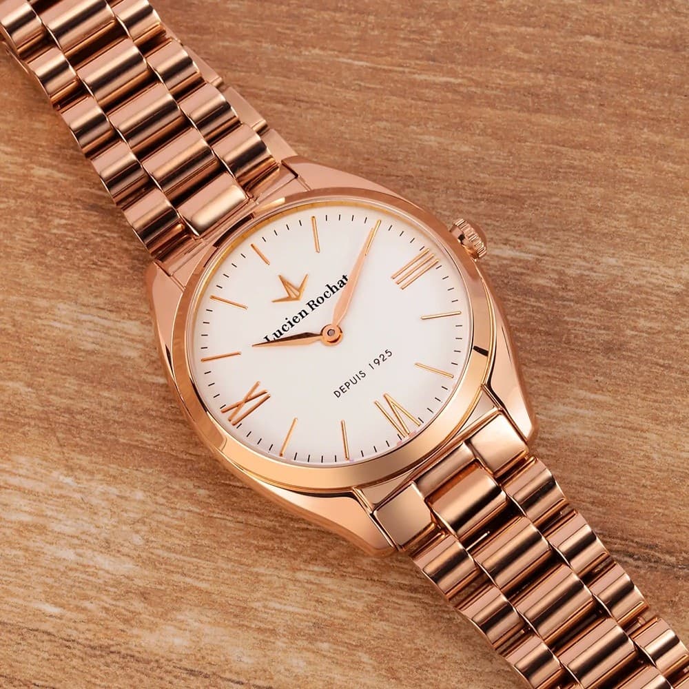 Lucien Rochat Mademoiselle – Orologio Donna Oro Rosa/Bianco (R0453120503) - 5