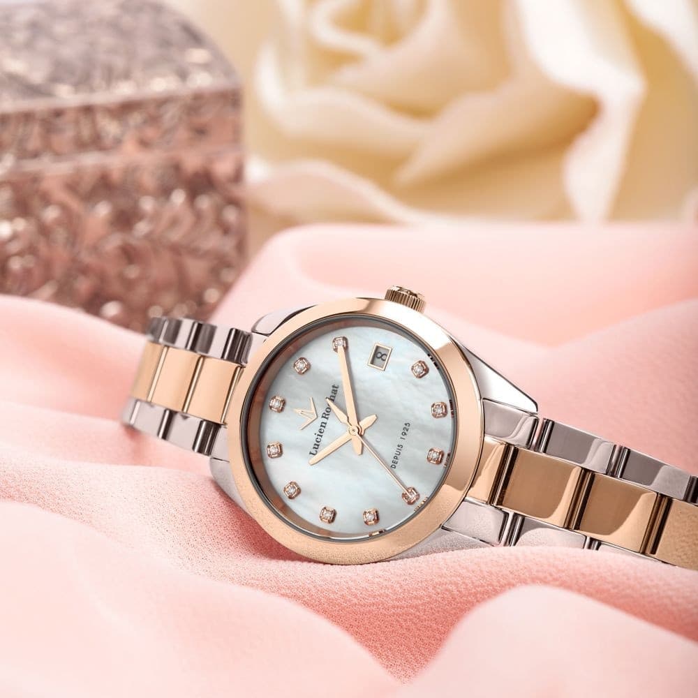 Lucien Rochat Madame – Tempo Donna Acciaio/Oro Rosa (R0453114517) - 7
