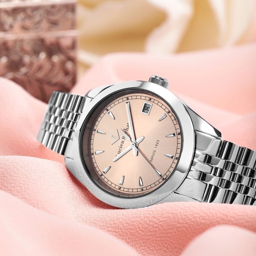 Lucien Rochat Madame – Orologio Donna Silver con Quadrante Rosa (R0453114516) - 7